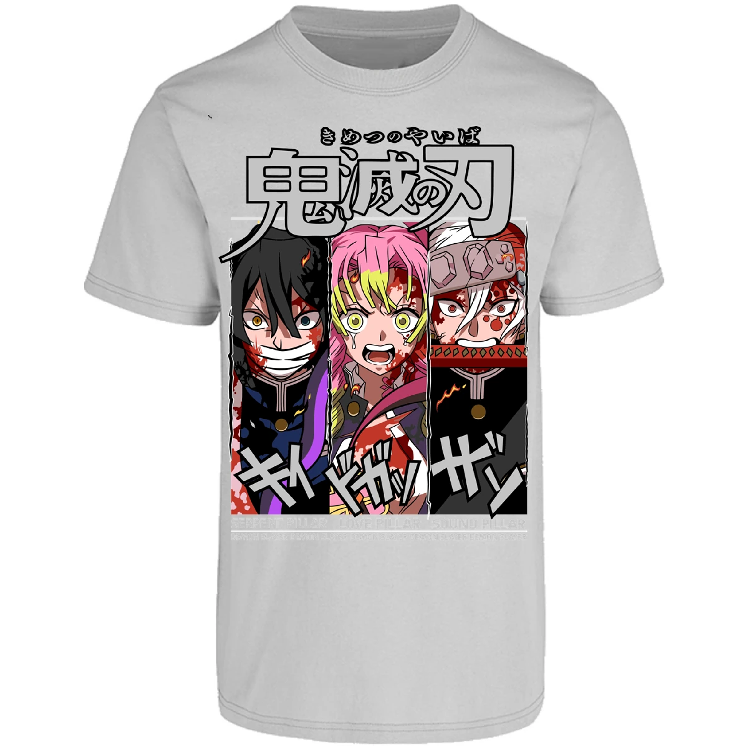 Playera Demon Slayer Iguro Mitsuri Uzui para Adulto 9