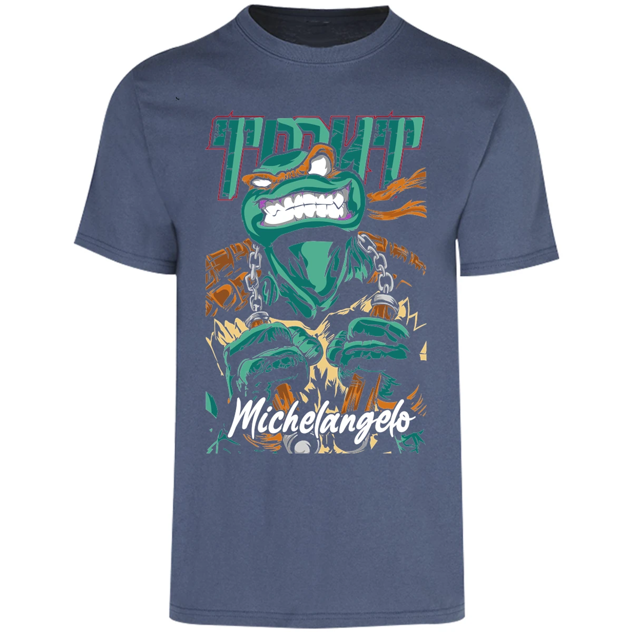 Playera Es De Series Y Peliculas Mickey Tmnt para Adulto 6