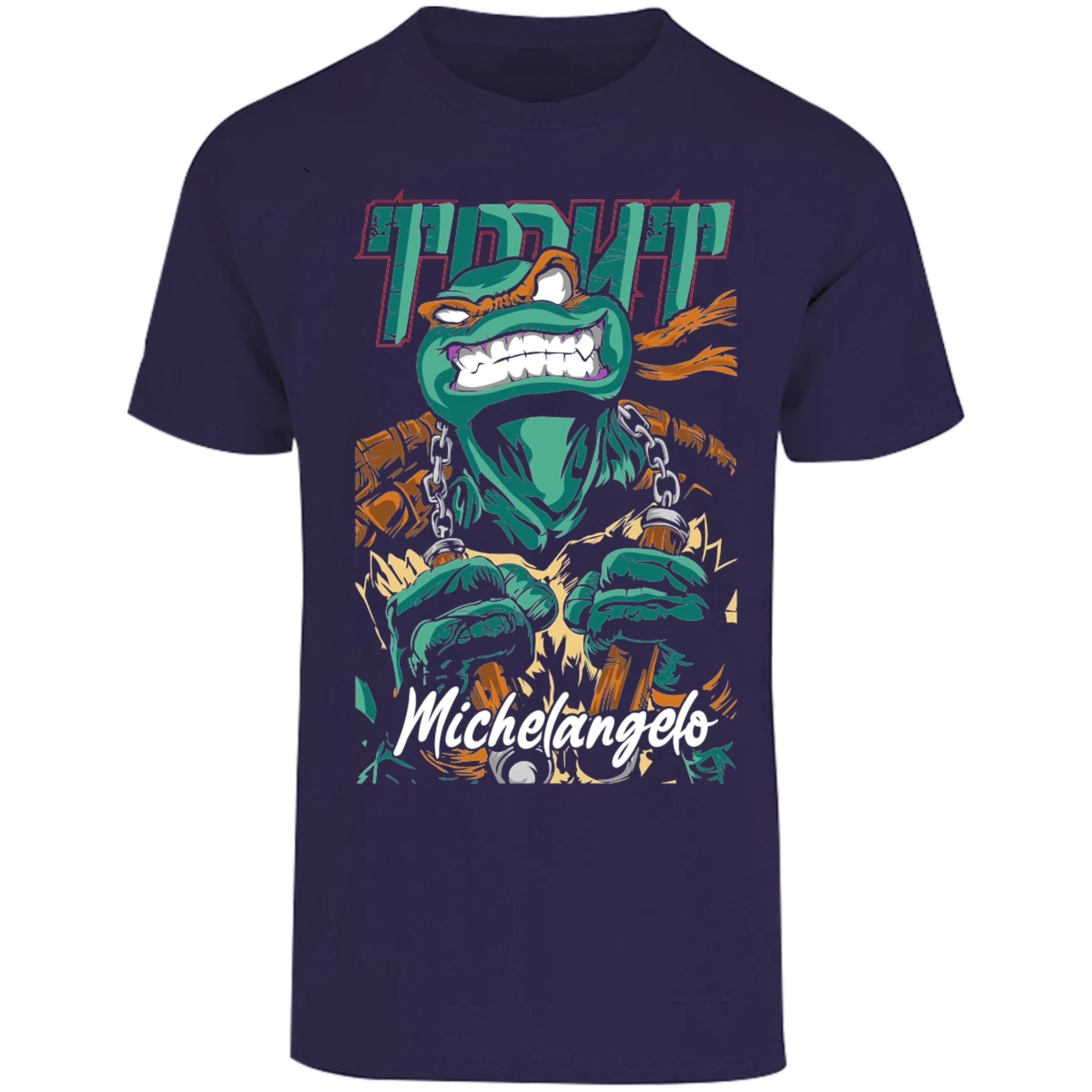 Playera Es De Series Y Peliculas Mickey Tmnt para Adulto 12