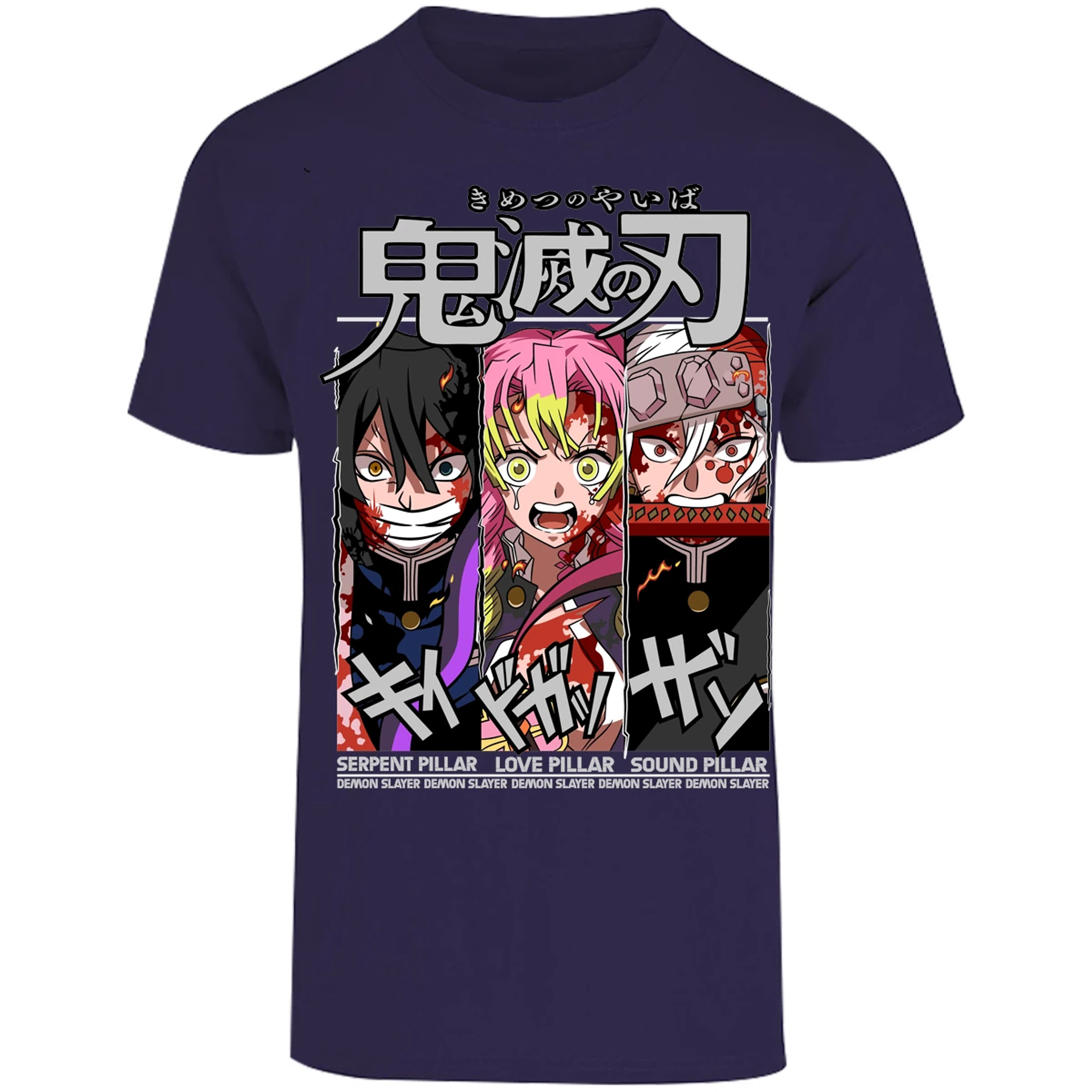 Playera Demon Slayer Iguro Mitsuri Uzui para Adulto 22