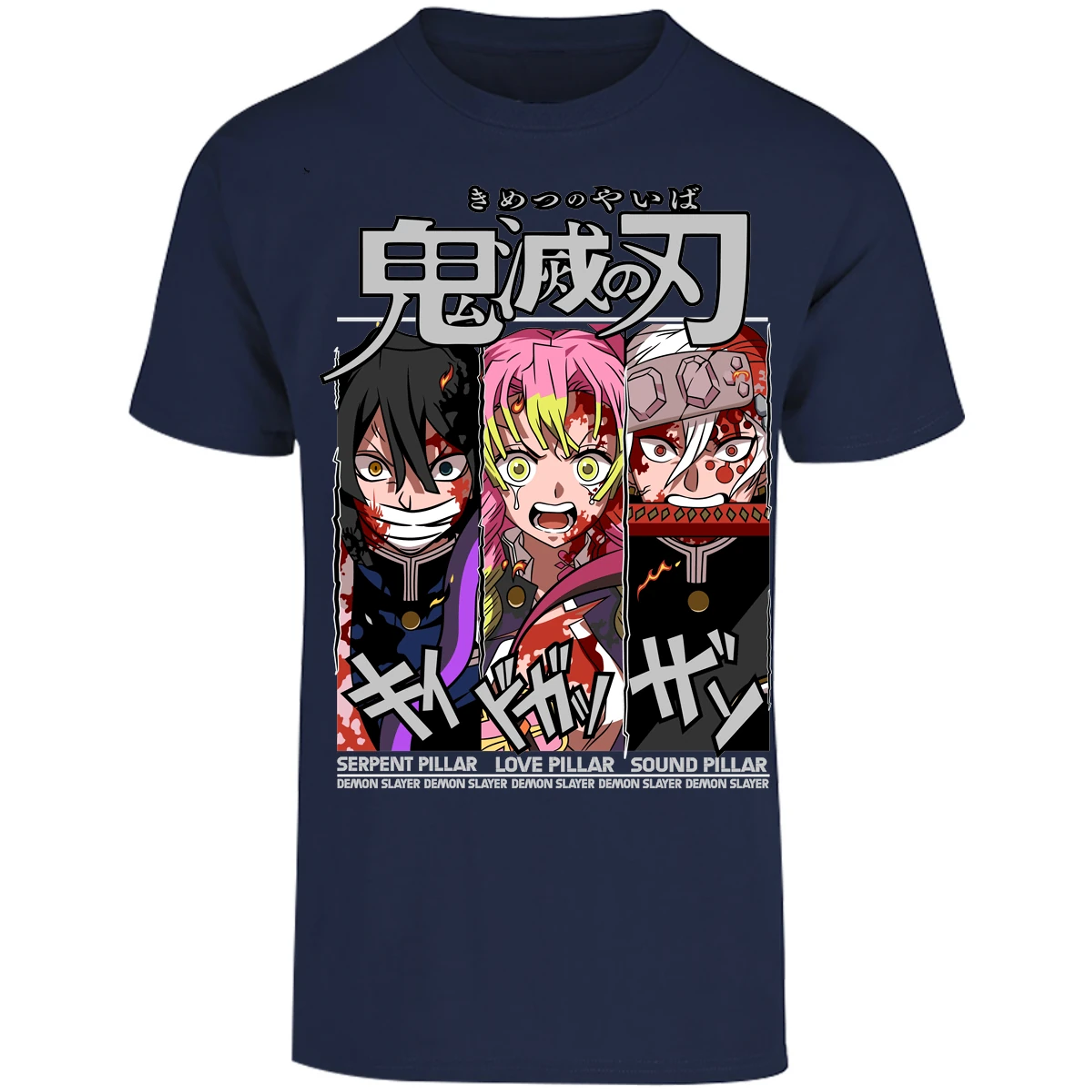 Playera Demon Slayer Iguro Mitsuri Uzui para Adulto 26