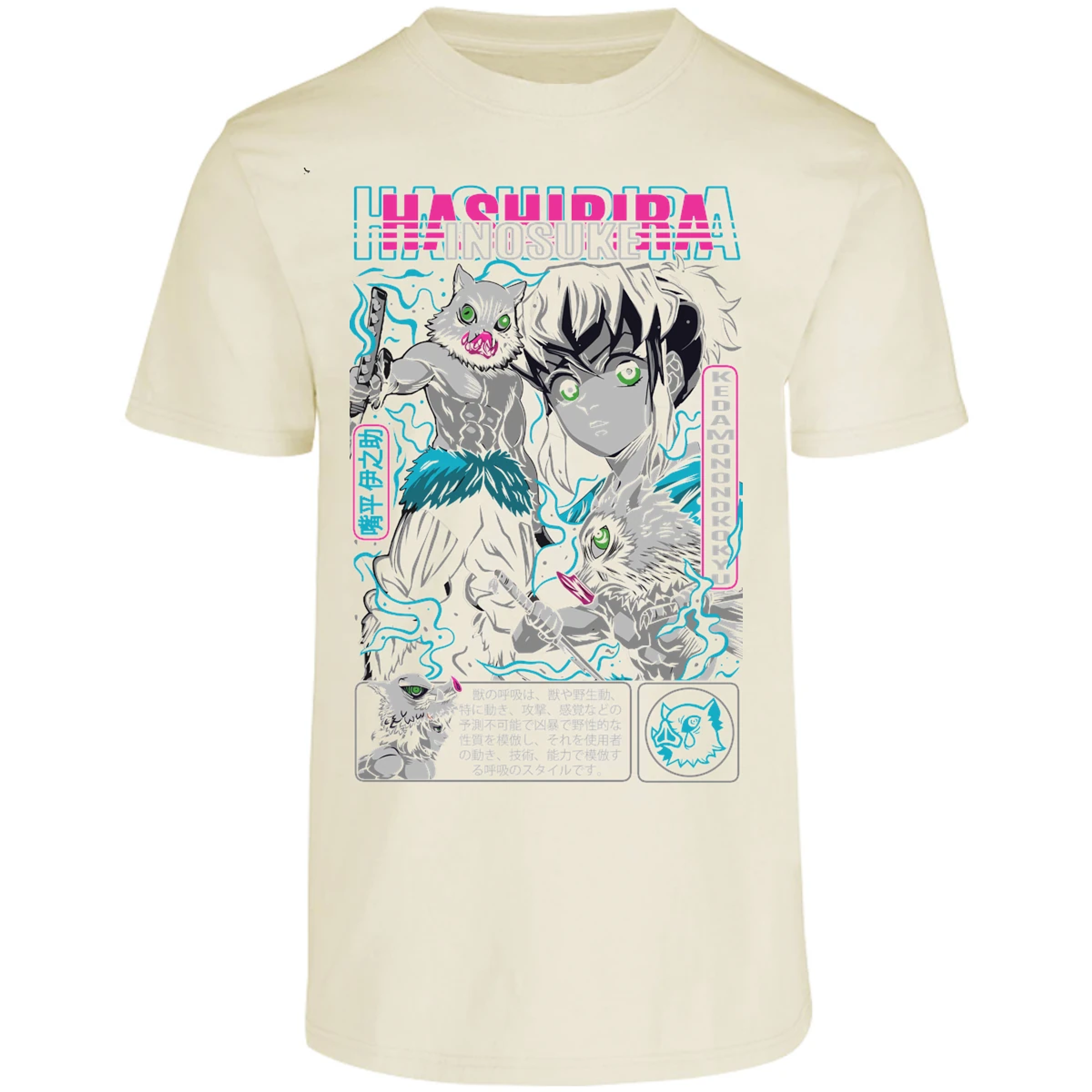 Playera Demon Slayer Inosuke para Adulto 12