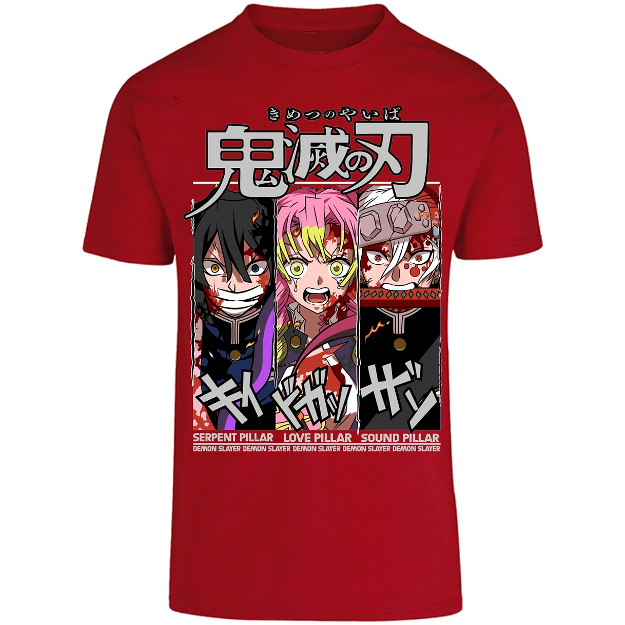 Playera Demon Slayer Iguro Mitsuri Uzui para Adulto 29