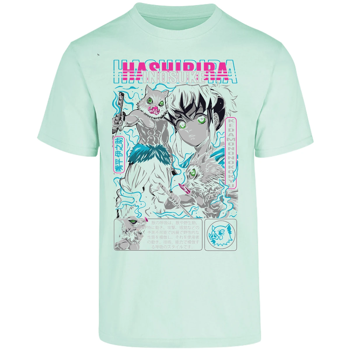 Playera Demon Slayer Inosuke para Adulto 11