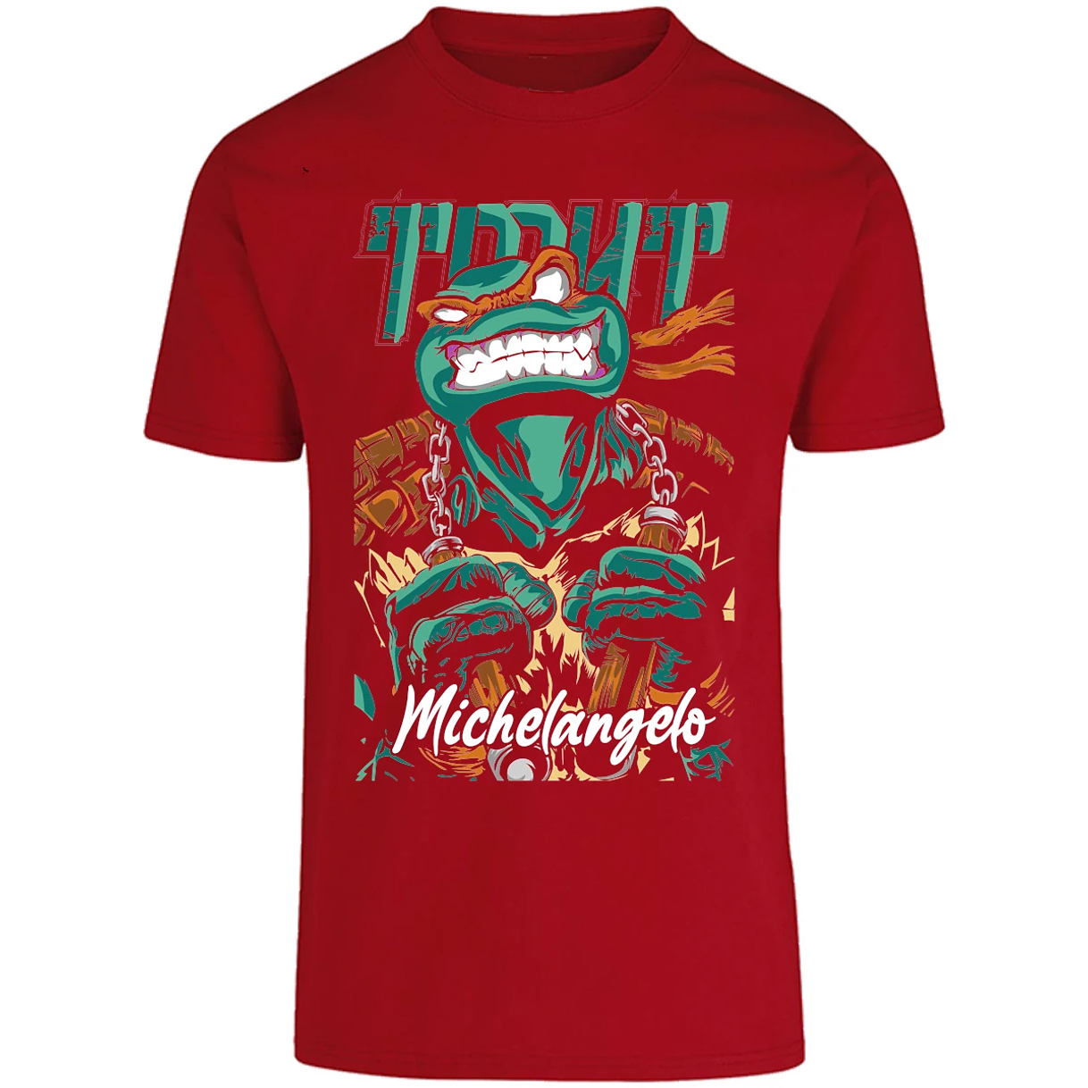 Playera Es De Series Y Peliculas Mickey Tmnt para Adulto 22