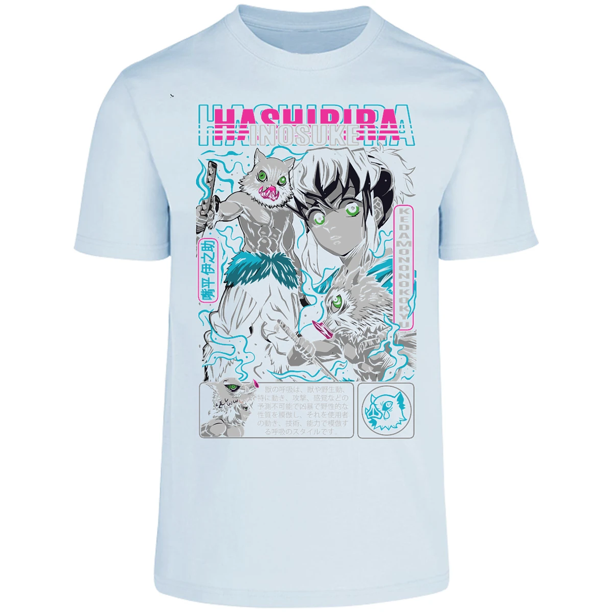 Playera Demon Slayer Inosuke para Adulto 18