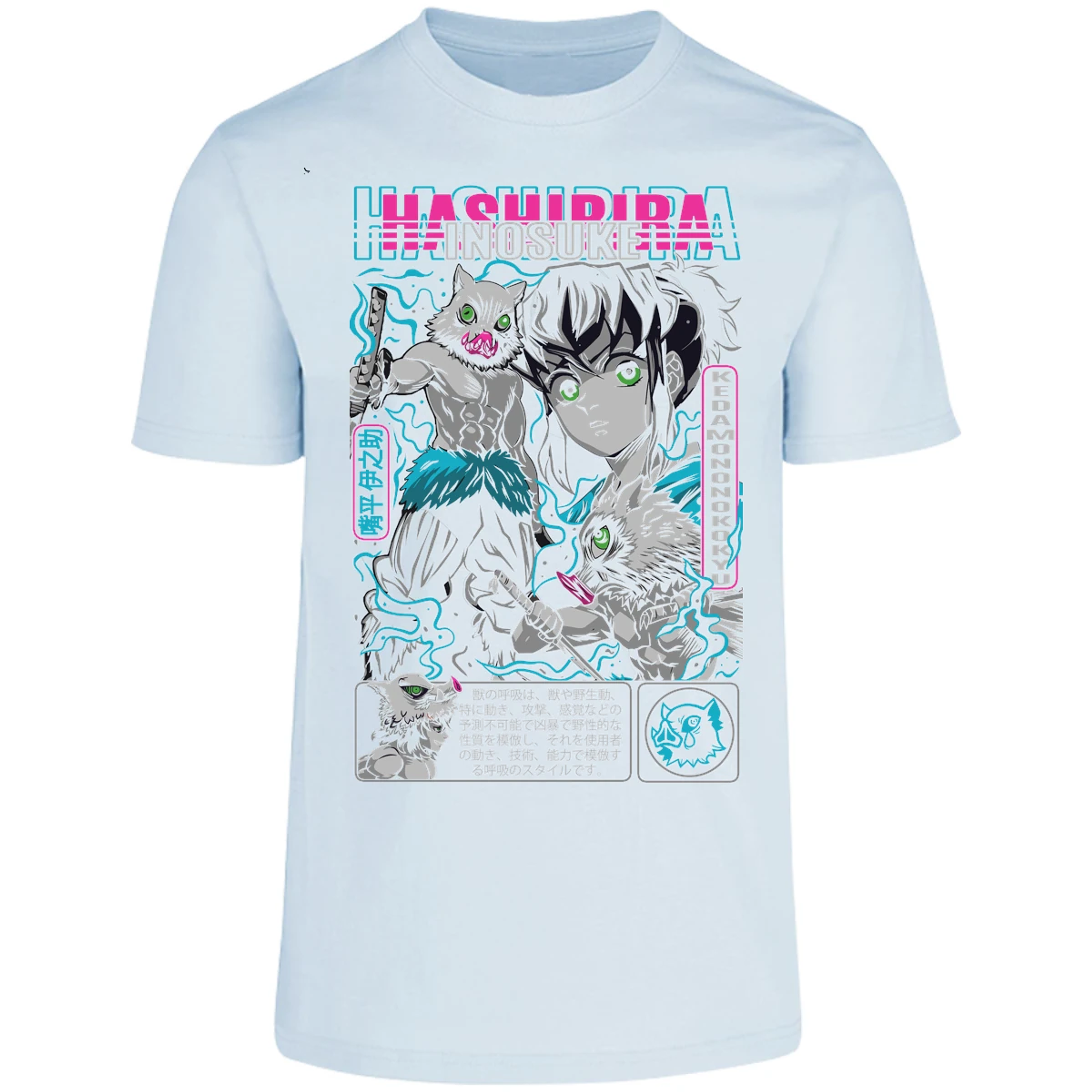 Playera Demon Slayer Inosuke para Adulto 18