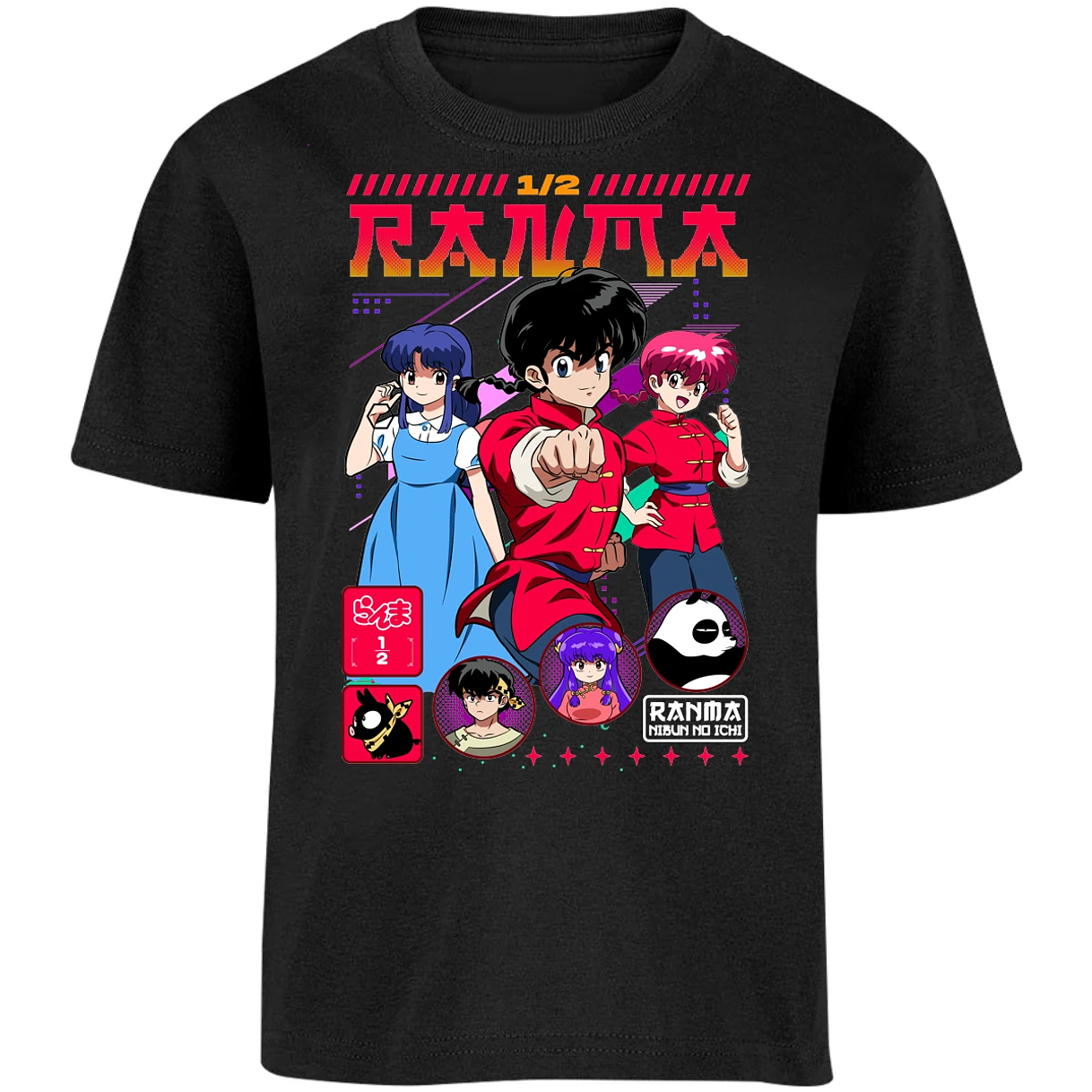 Playera Dandadan Ranma para Niño 4