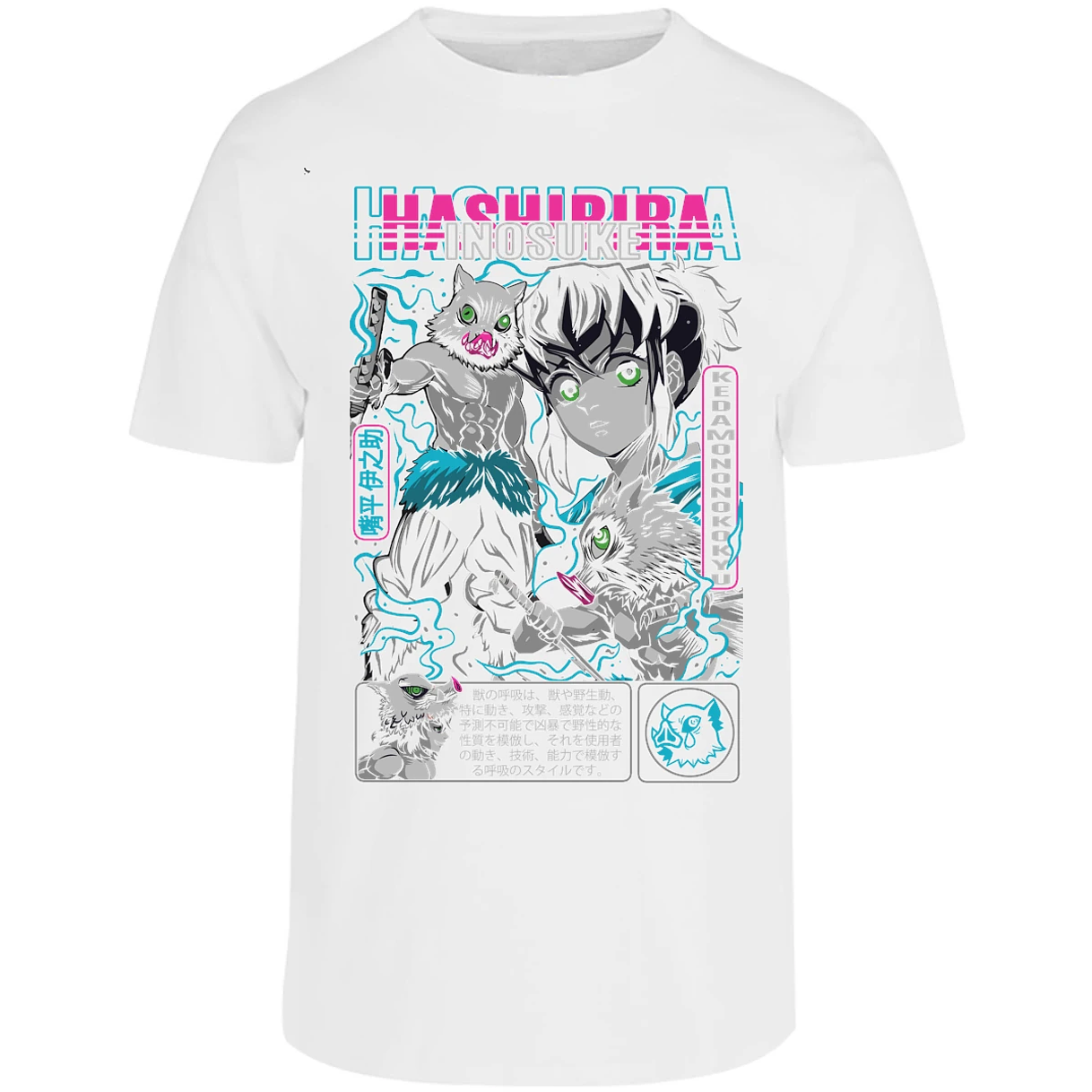 Playera Demon Slayer Inosuke para Adulto 5