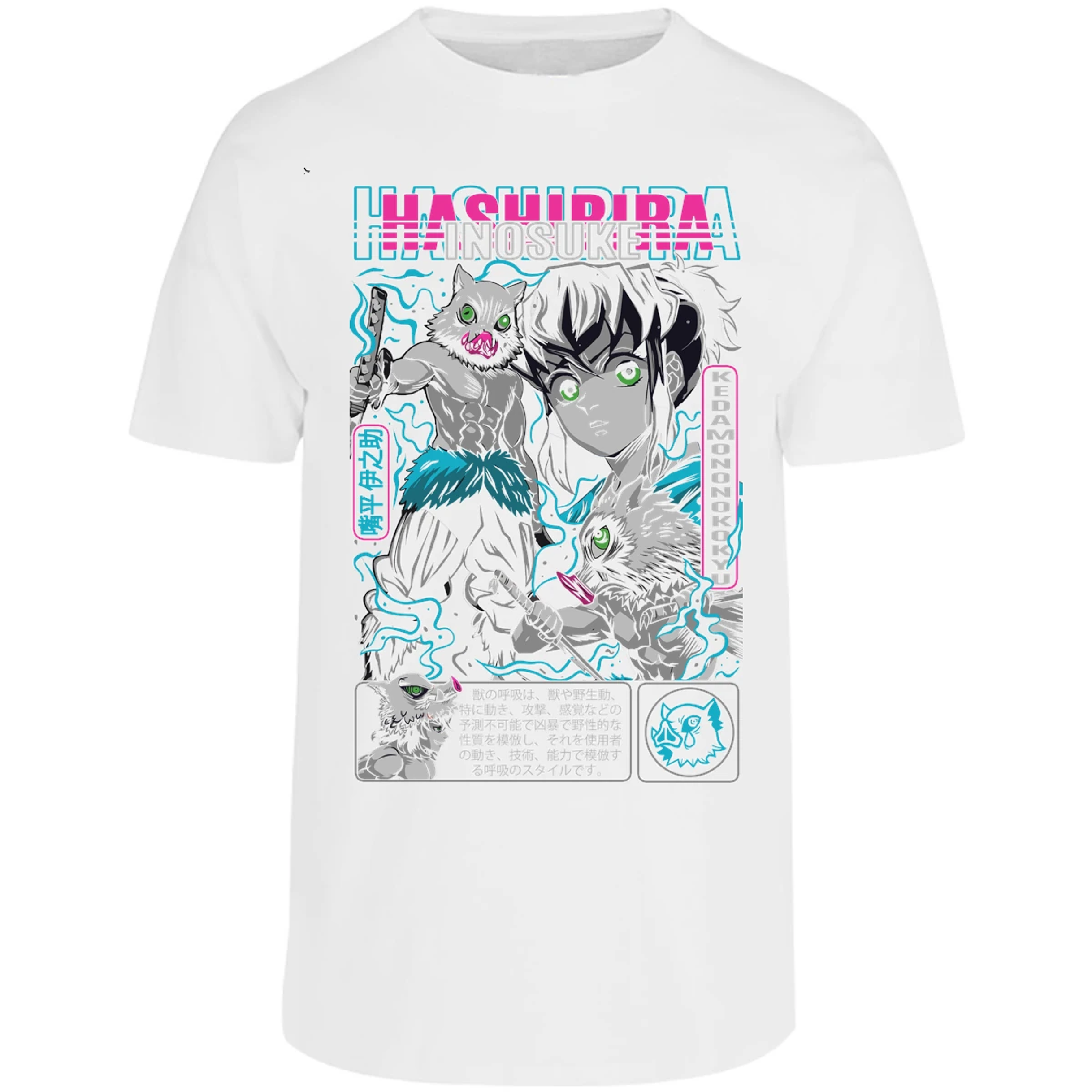 Playera Demon Slayer Inosuke para Adulto 5