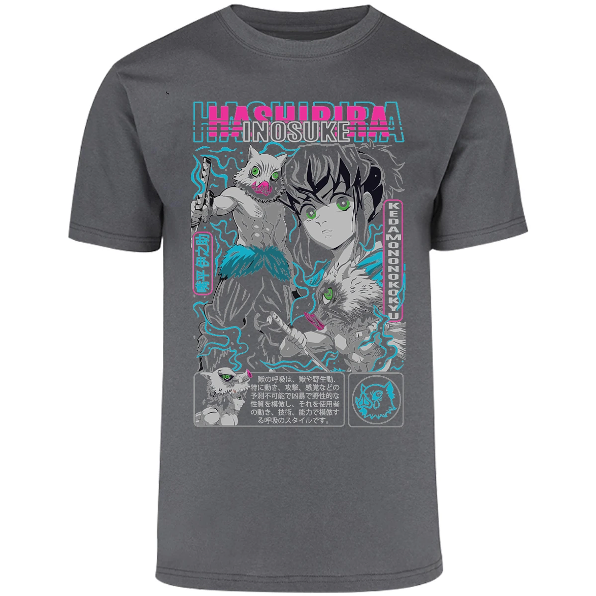 Playera Demon Slayer Inosuke para Adulto 20