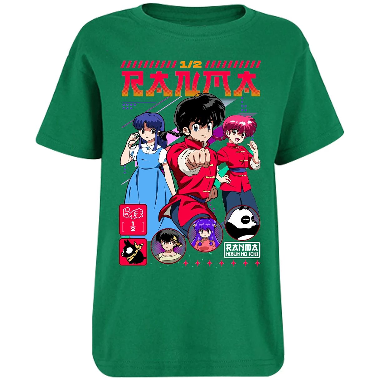 Playera Dandadan Ranma para Niño 1
