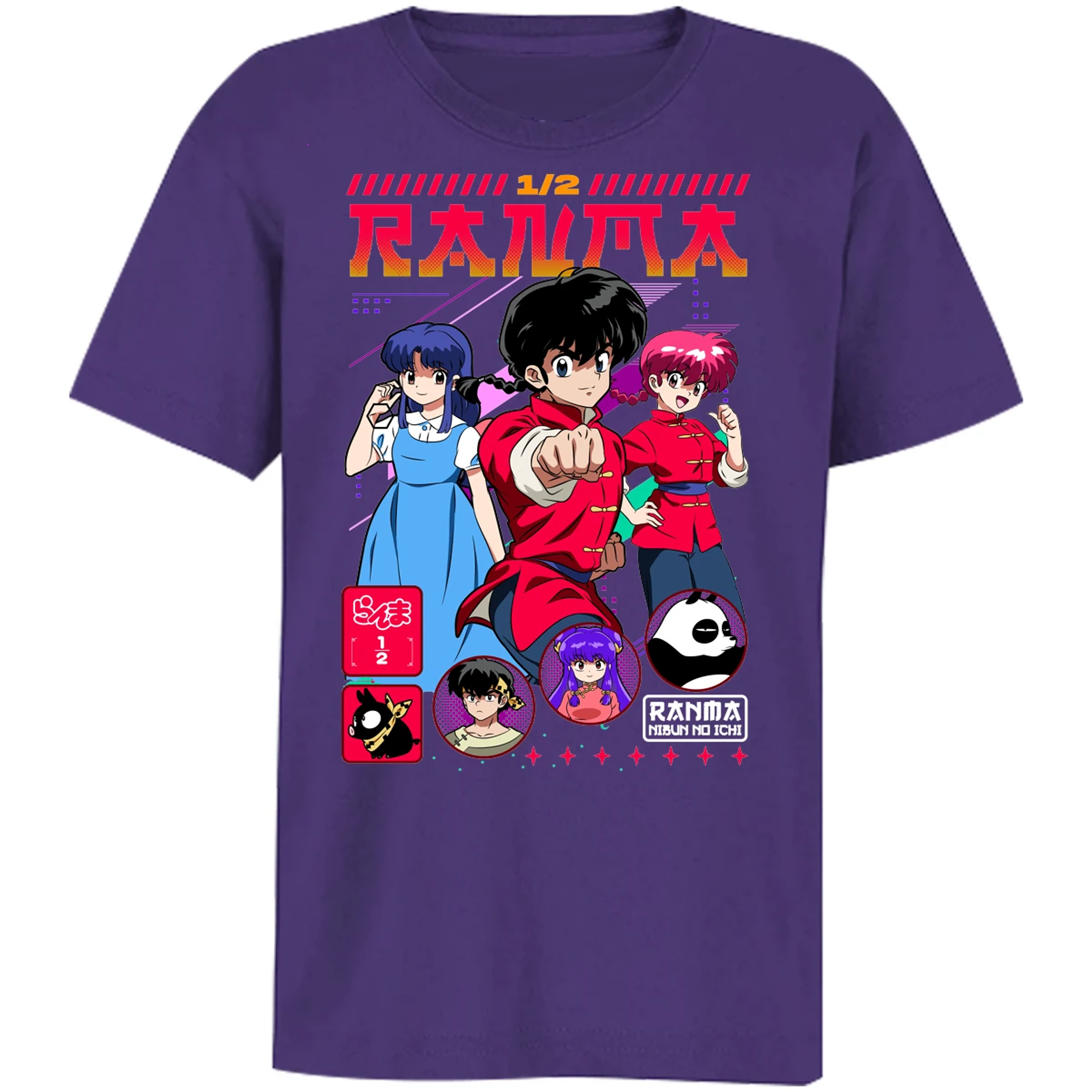 Playera Dandadan Ranma para Niño 2