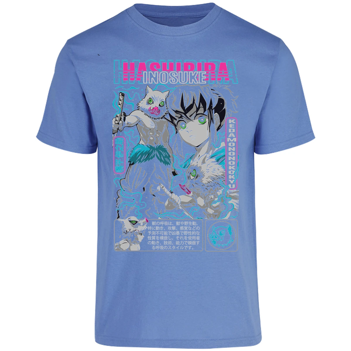Playera Demon Slayer Inosuke para Adulto 24