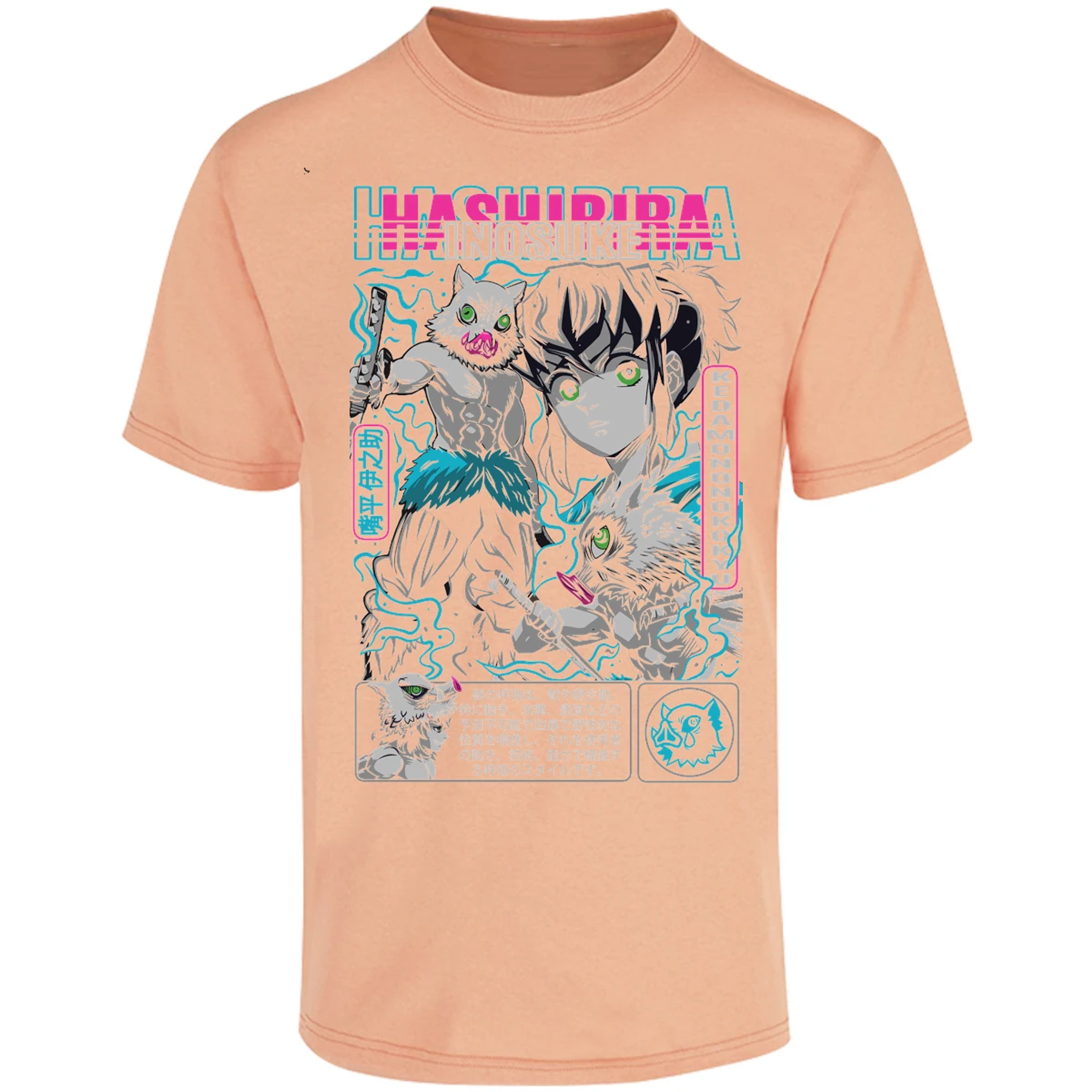 Playera Demon Slayer Inosuke para Adulto 28
