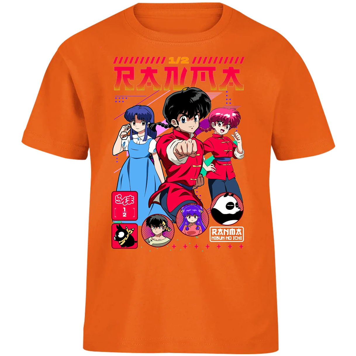 Playera Dandadan Ranma para Niño 7