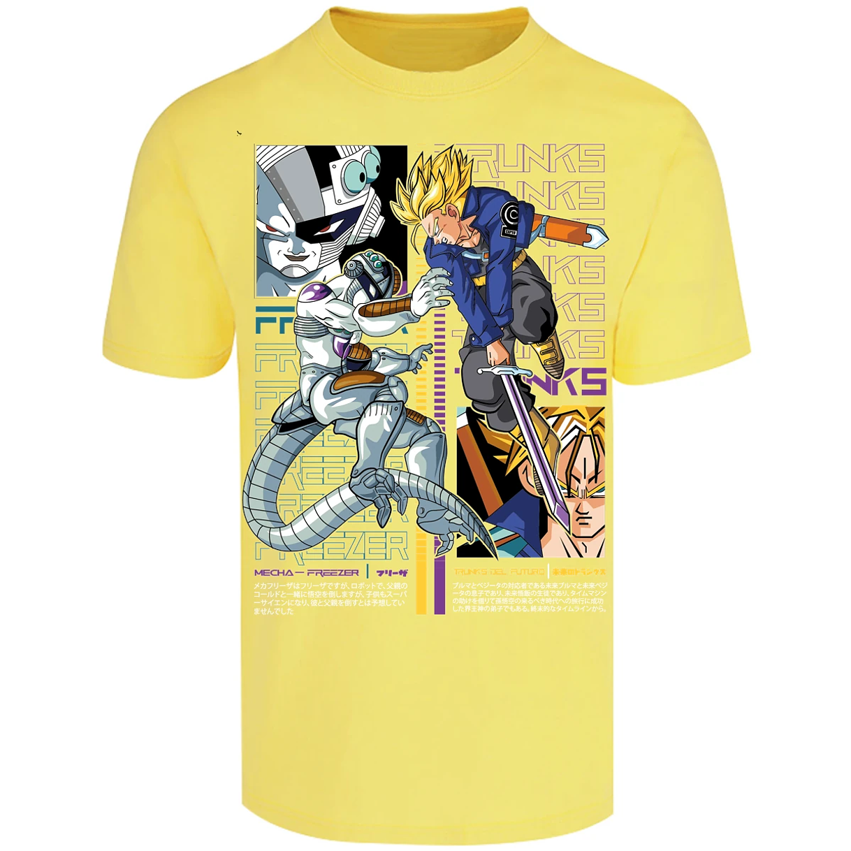 Playera Dragon Ball Trunks Vs Freezer para Adulto 9