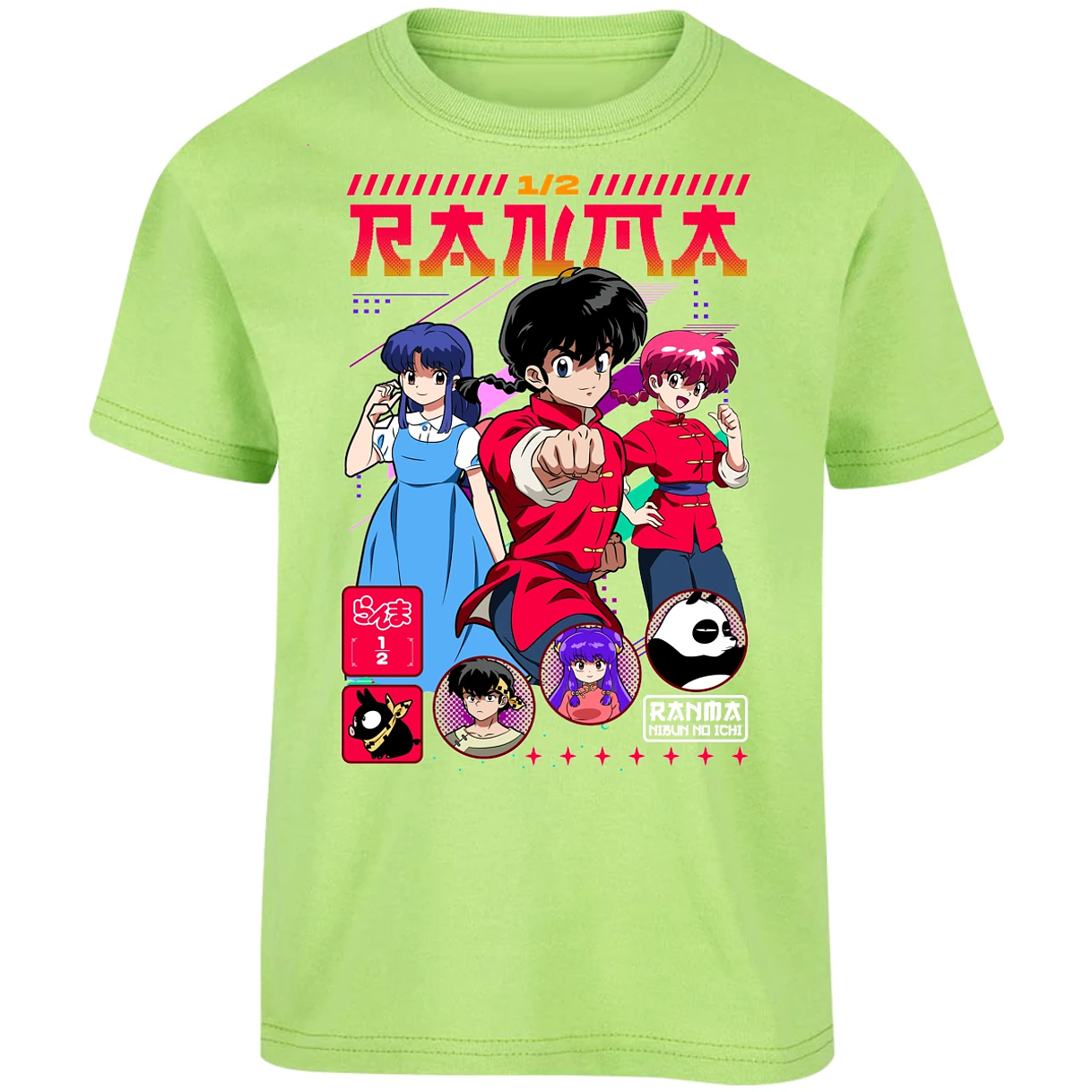 Playera Dandadan Ranma para Niño 13