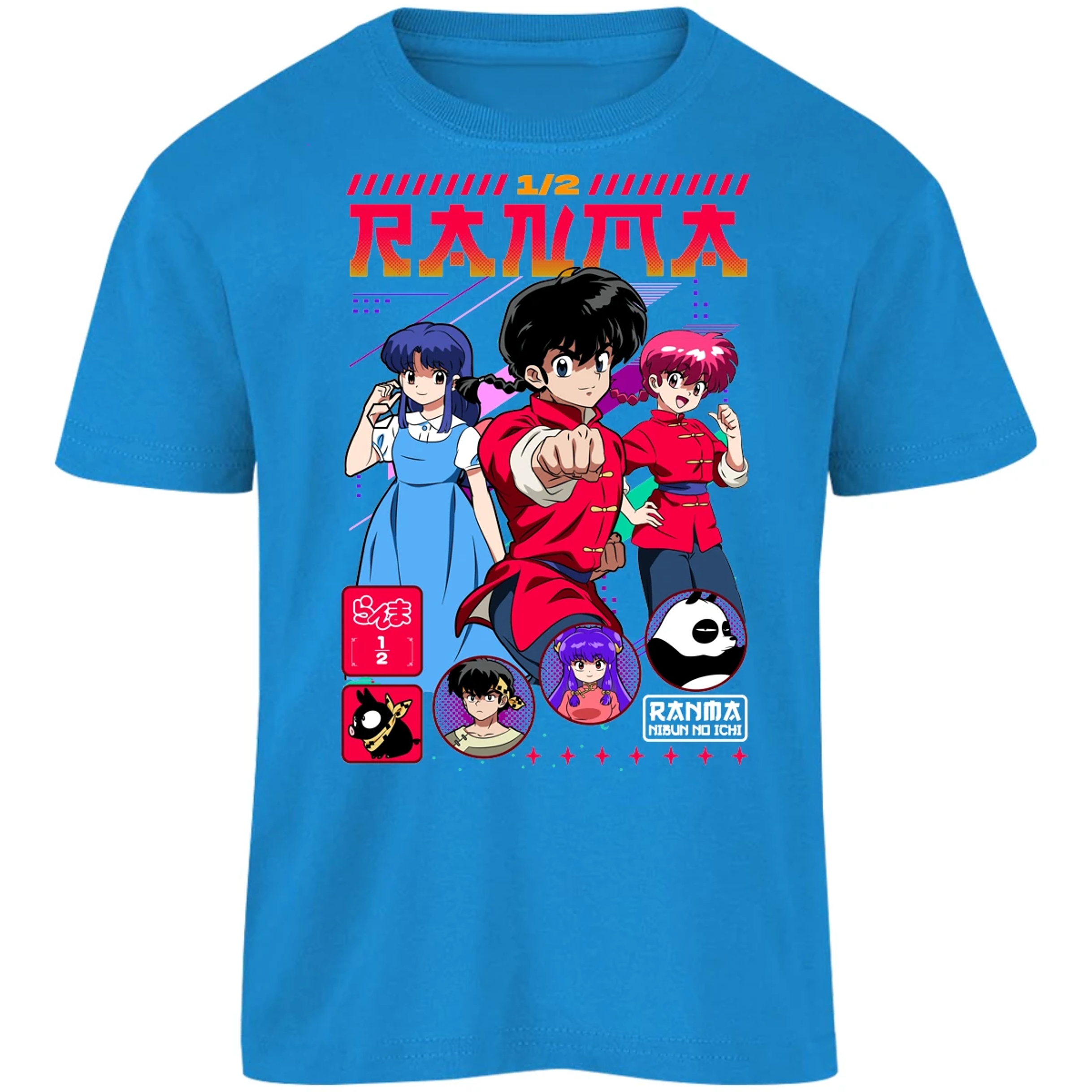 Playera Dandadan Ranma para Niño 15
