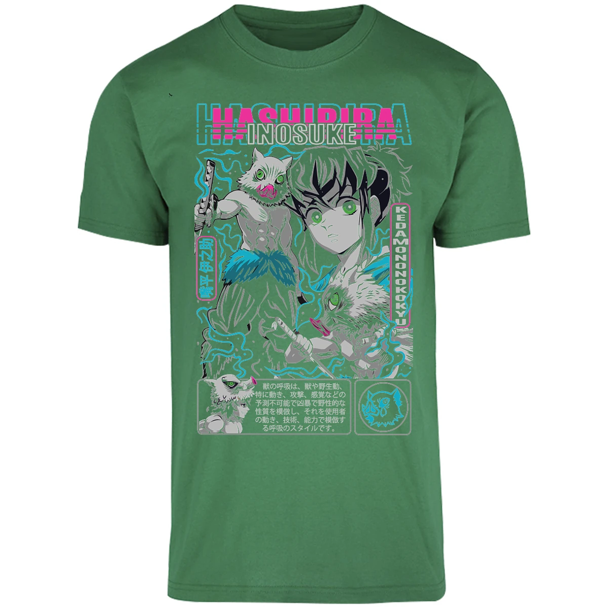 Playera Demon Slayer Inosuke para Adulto 1