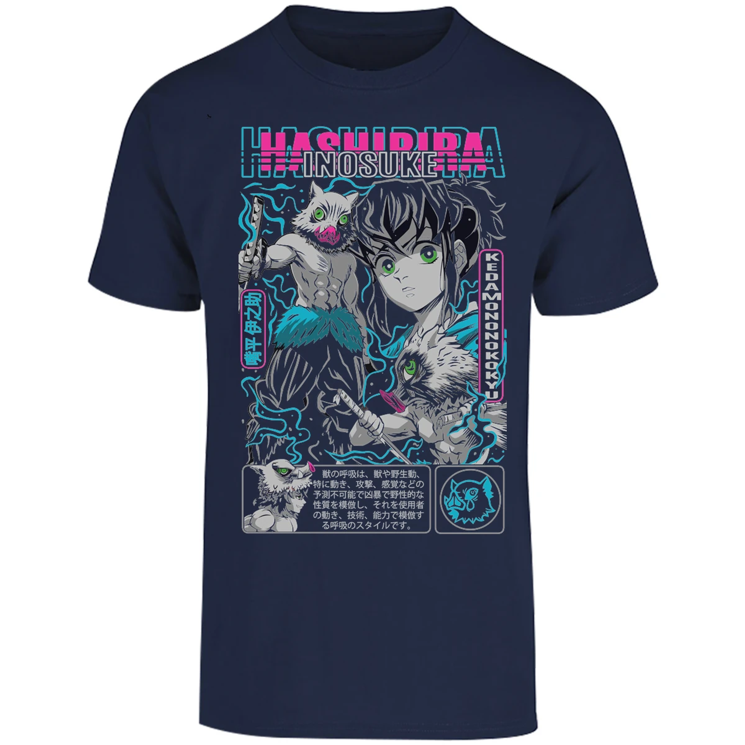 Playera Demon Slayer Inosuke para Adulto 4
