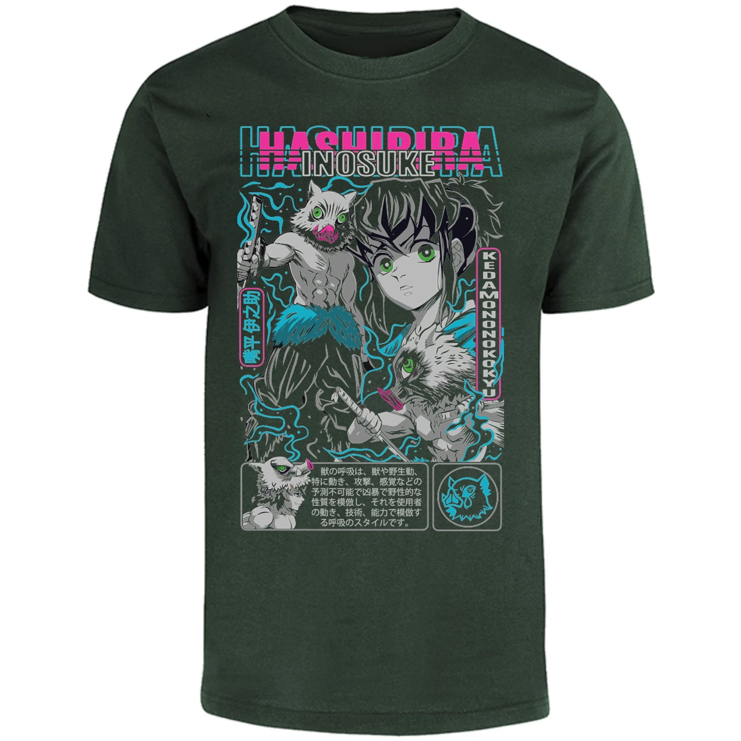 Playera Demon Slayer Inosuke para Adulto 6