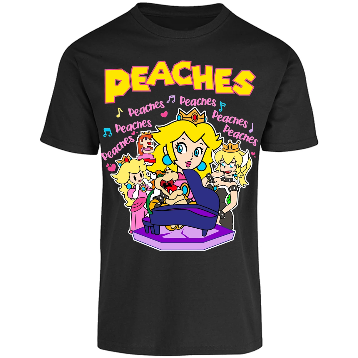 Playera Es De Series Y Peliculas Peaches Song para Adulto 6