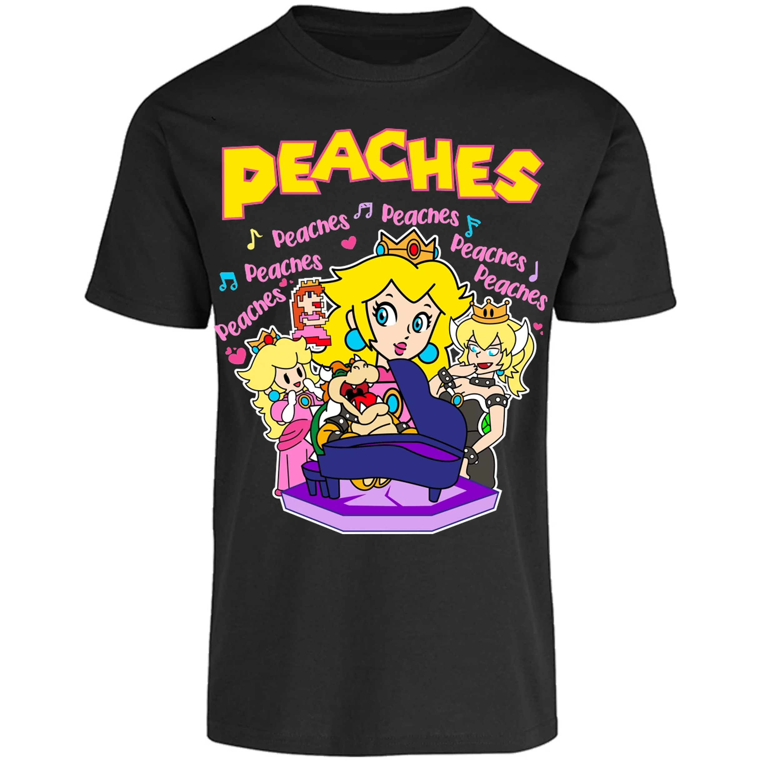 Playera Es De Series Y Peliculas Peaches Song para Adulto 6