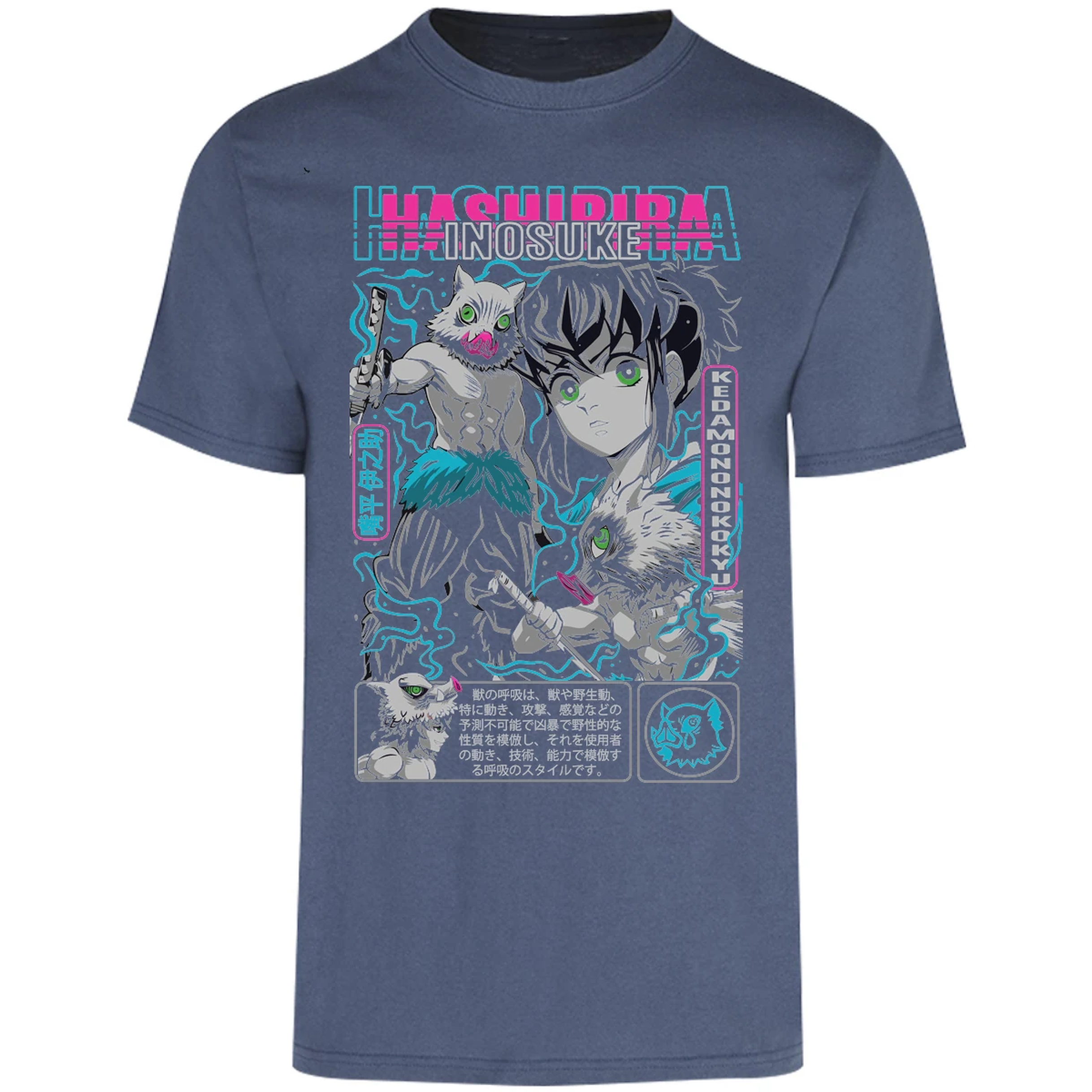 Playera Demon Slayer Inosuke para Adulto 9