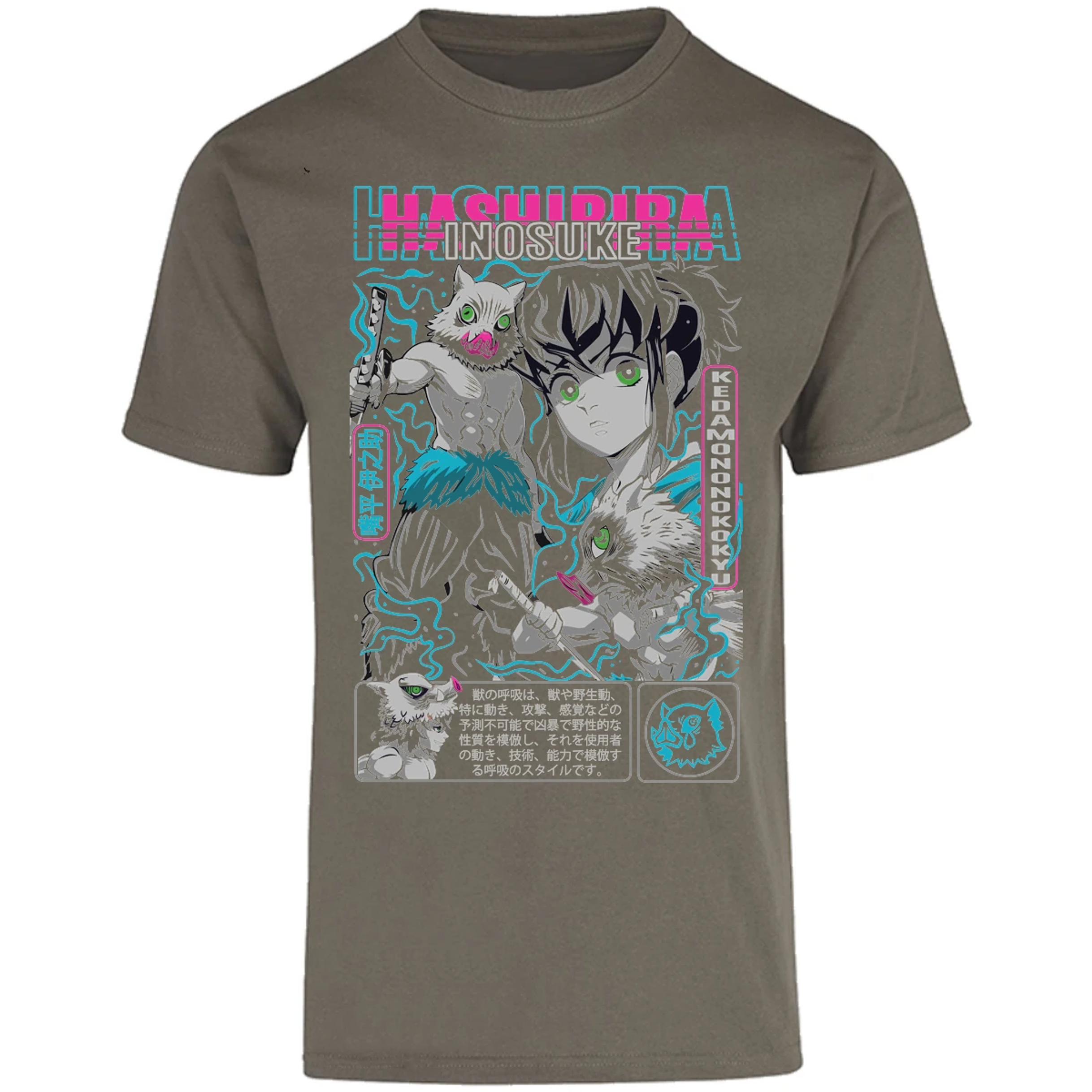 Playera Demon Slayer Inosuke para Adulto 13