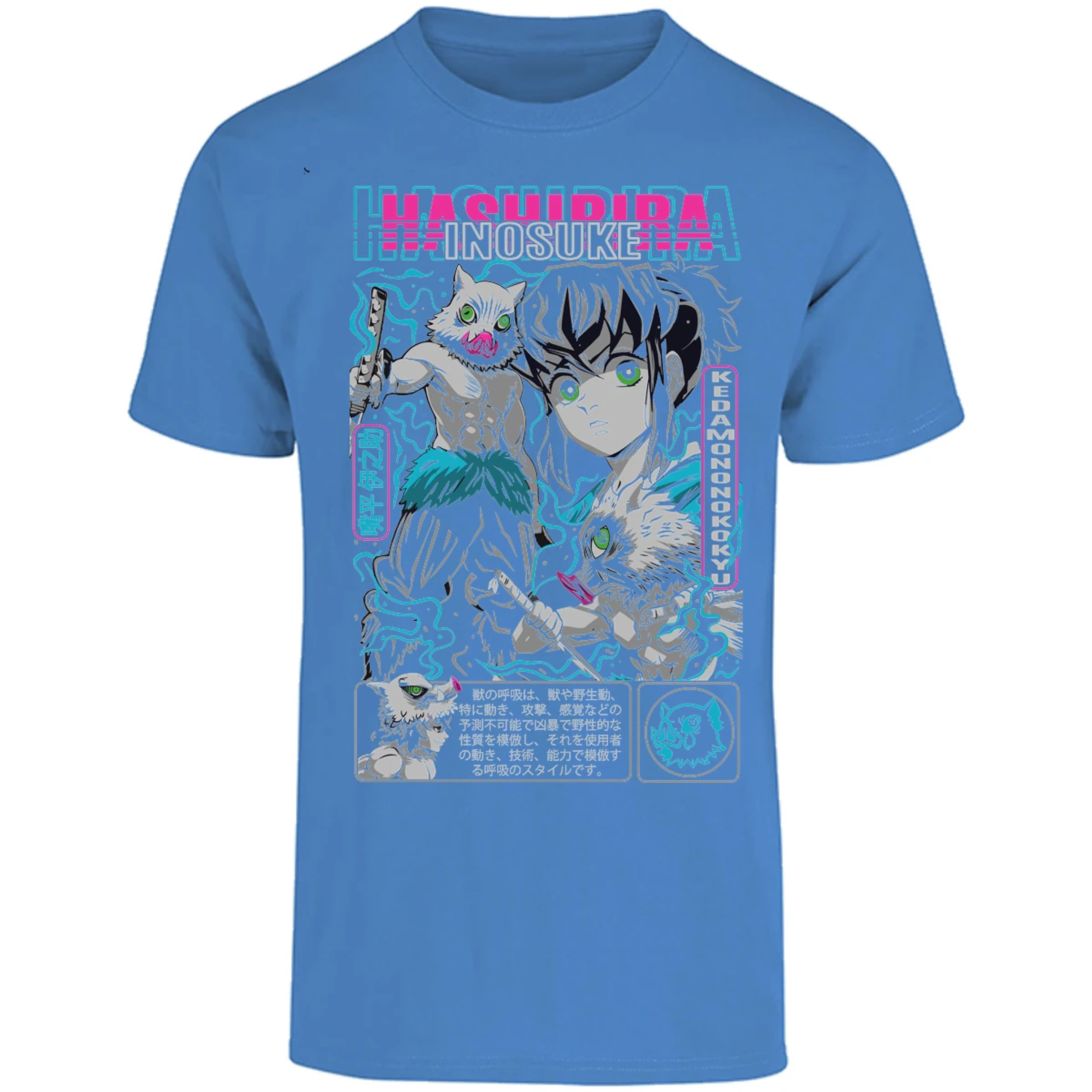 Playera Demon Slayer Inosuke para Adulto 16