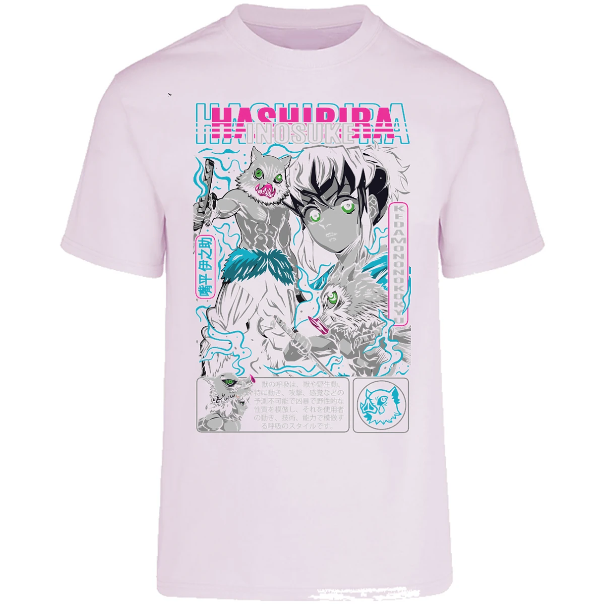 Playera Demon Slayer Inosuke para Adulto 21
