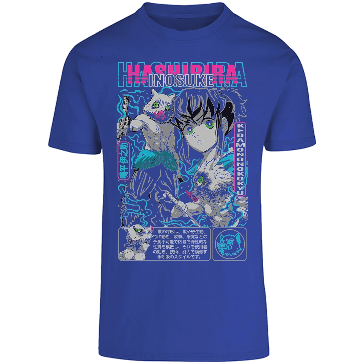 Playera Demon Slayer Inosuke para Adulto 23