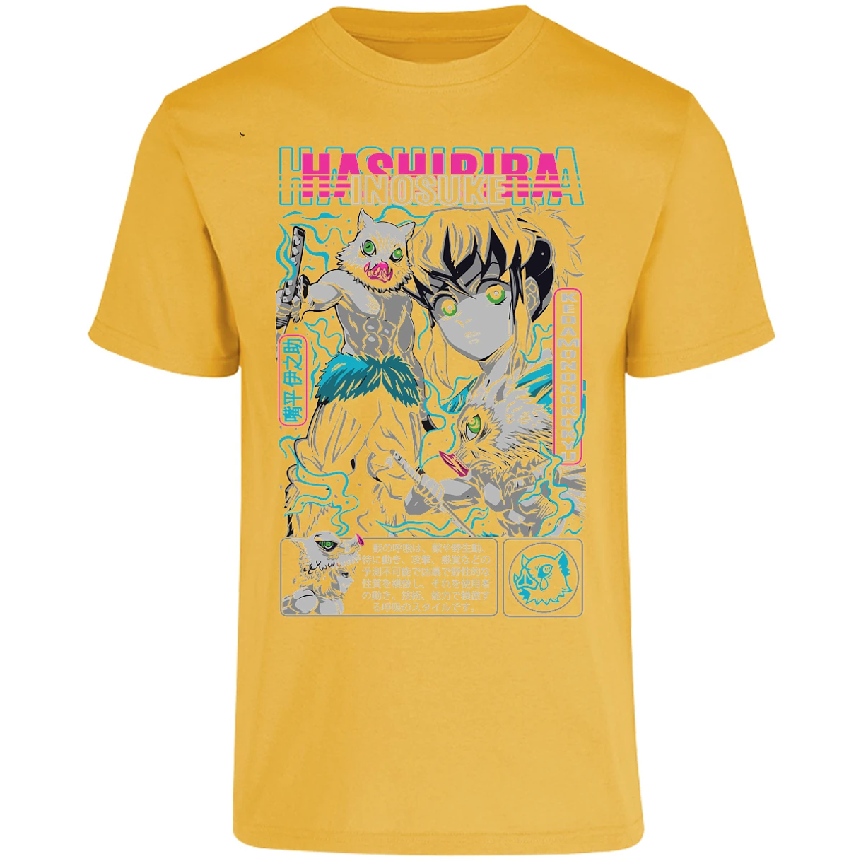 Playera Demon Slayer Inosuke para Adulto 25