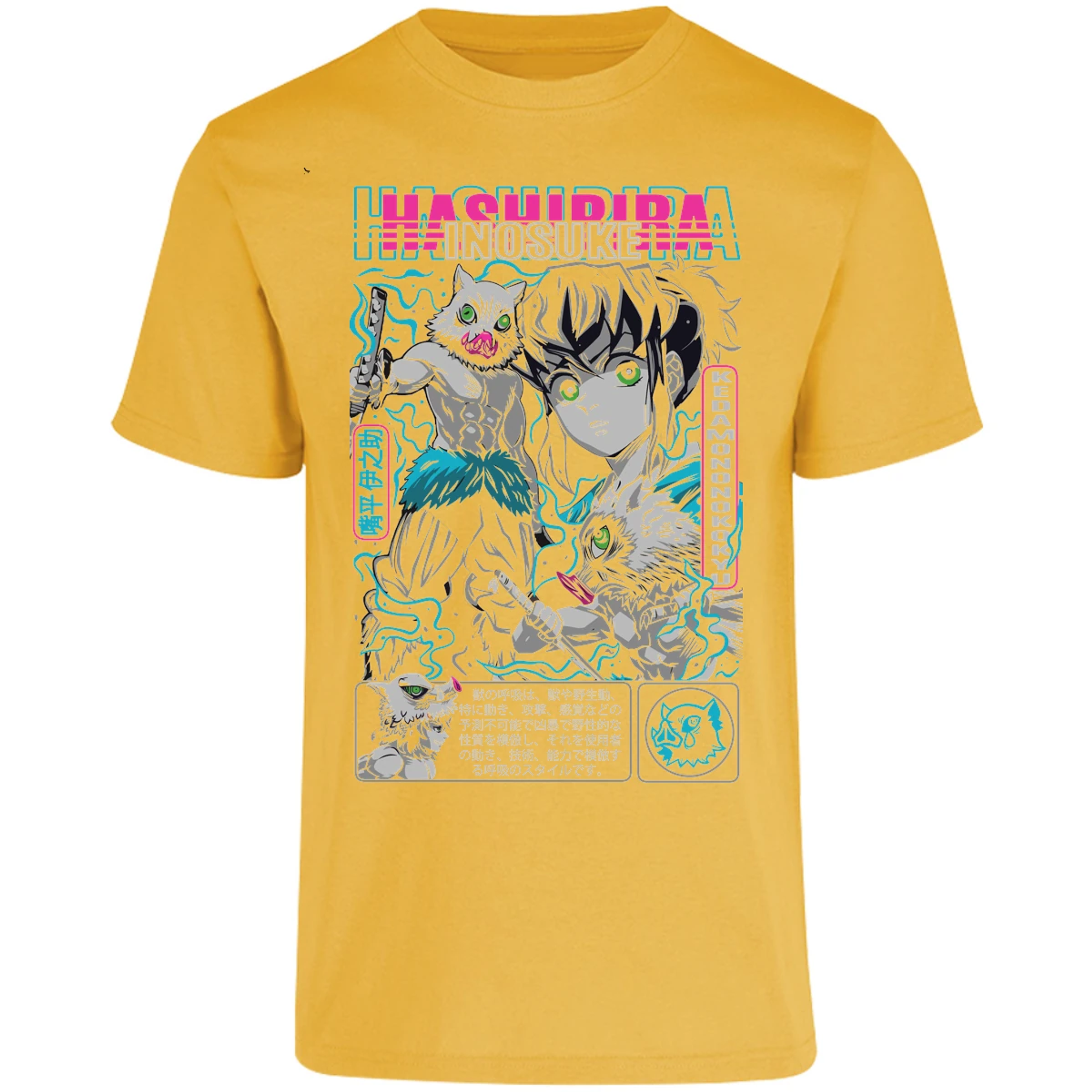 Playera Demon Slayer Inosuke para Adulto 25