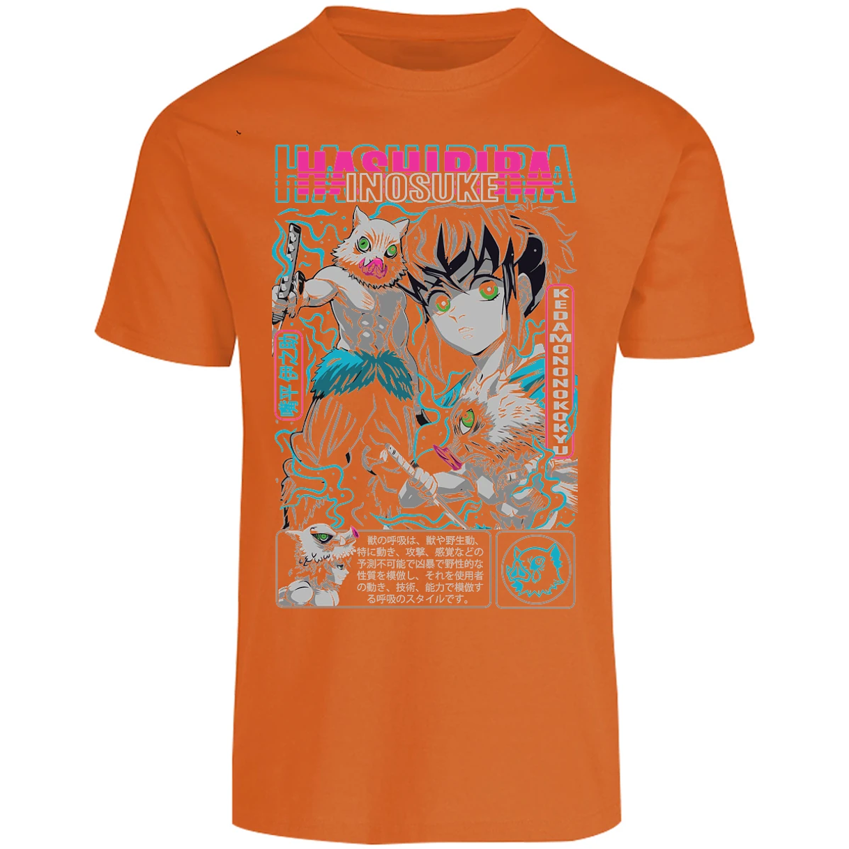 Playera Demon Slayer Inosuke para Adulto 26