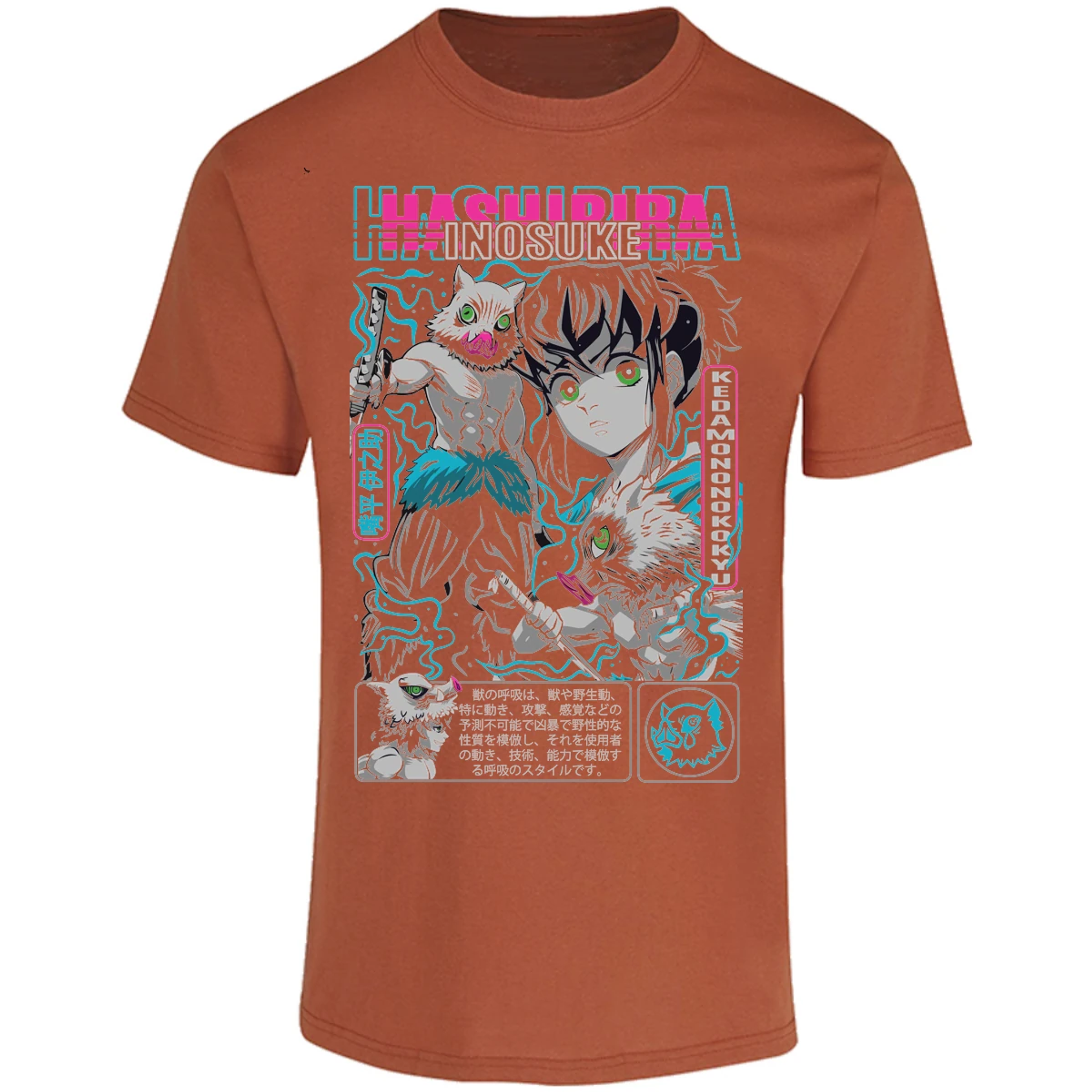Playera Demon Slayer Inosuke para Adulto 27