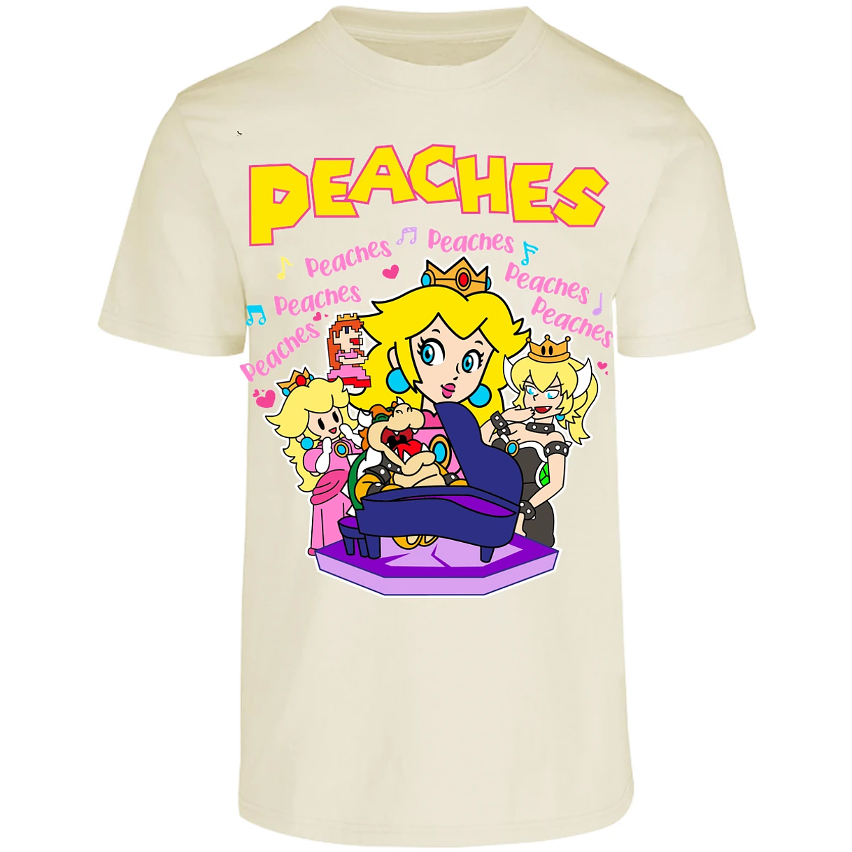 Playera Es De Series Y Peliculas Peaches Song para Adulto 5