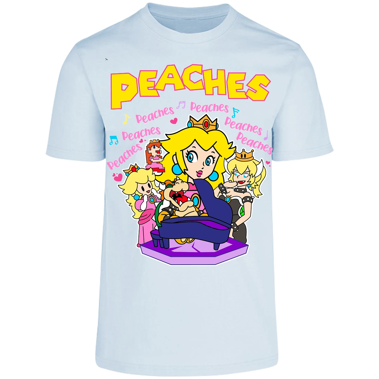 Playera Es De Series Y Peliculas Peaches Song para Adulto 4