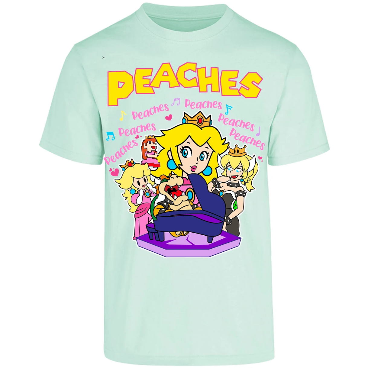 Playera Es De Series Y Peliculas Peaches Song para Adulto 14