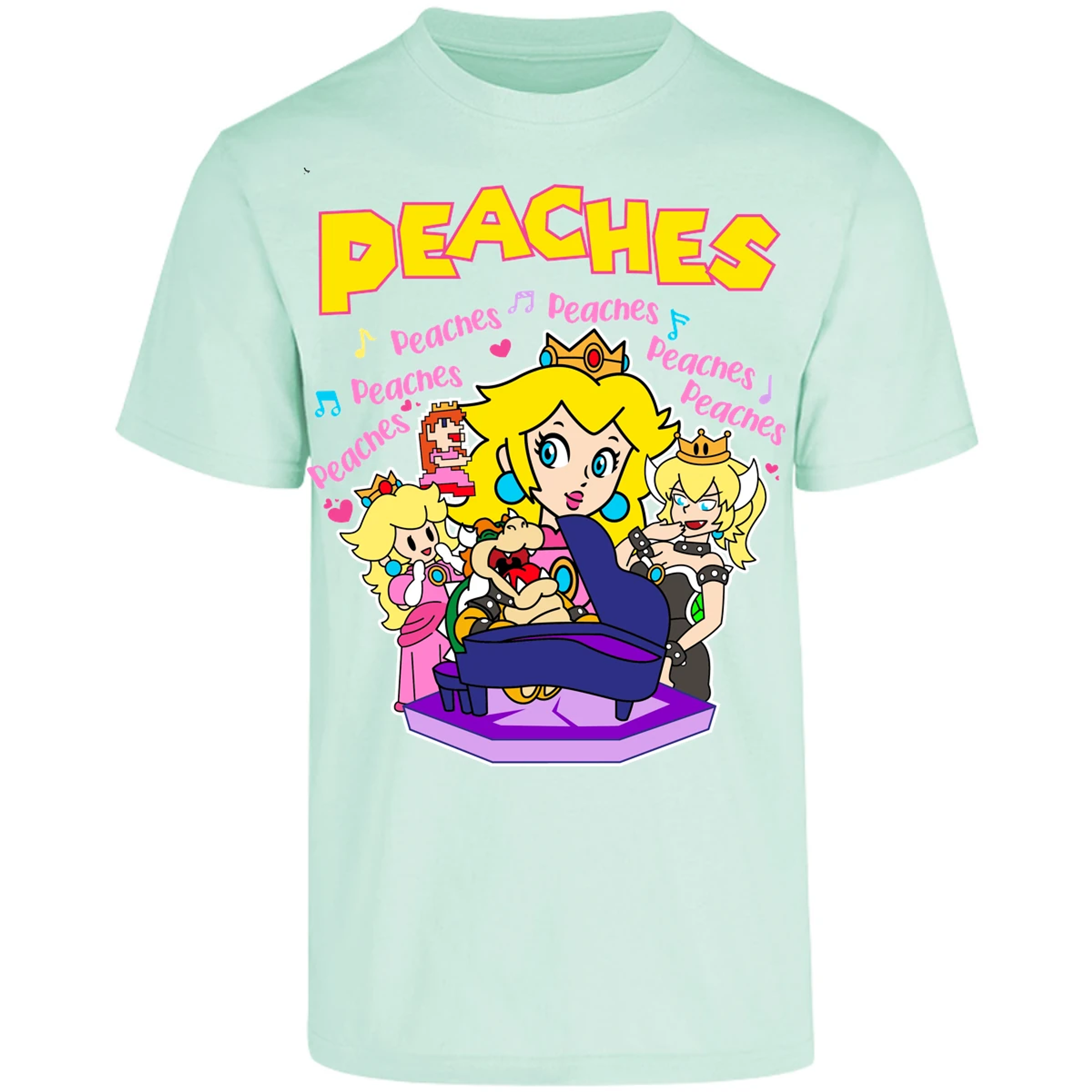Playera Es De Series Y Peliculas Peaches Song para Adulto 14
