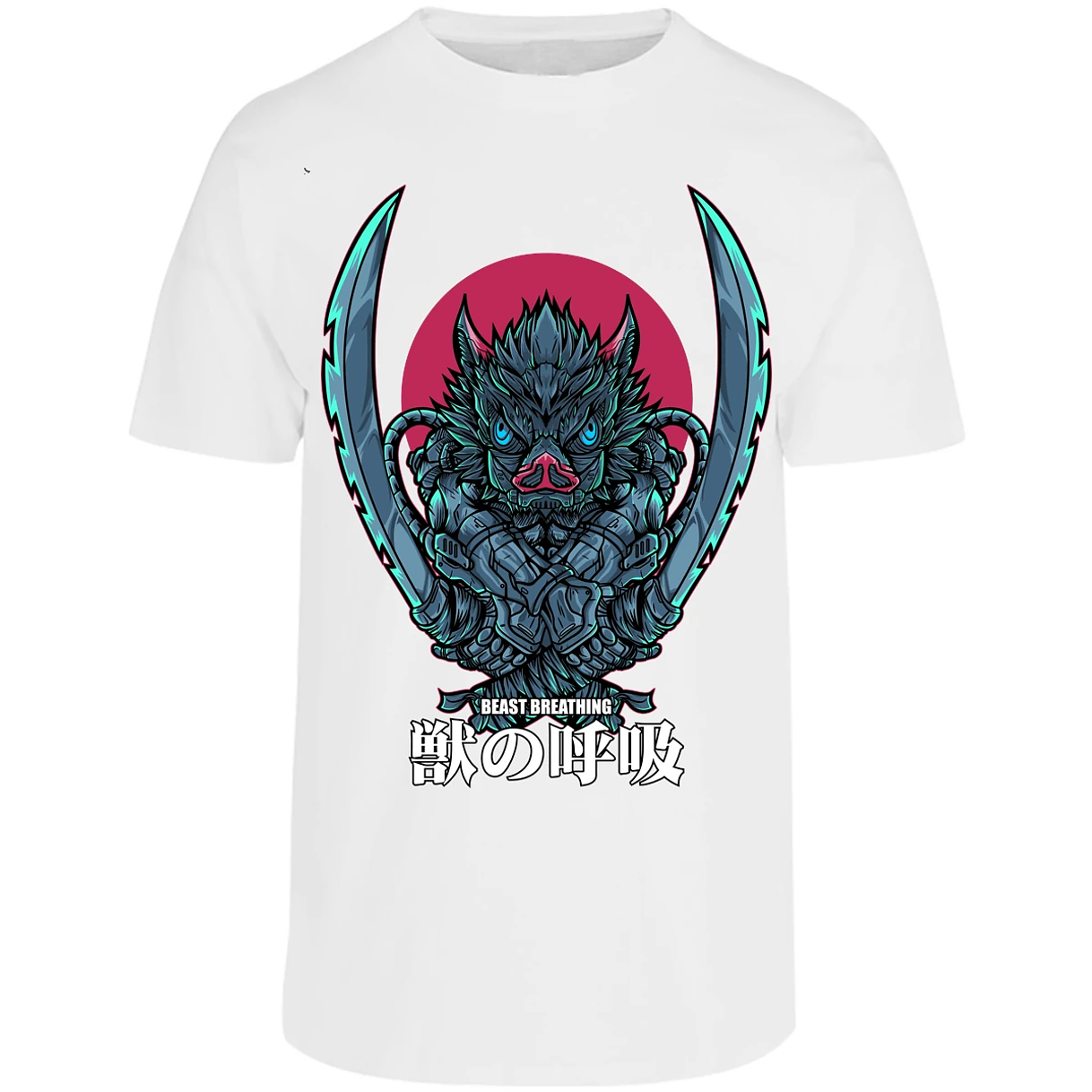 Playera Demon Slayer Inosuke Art Anime para Adulto 7