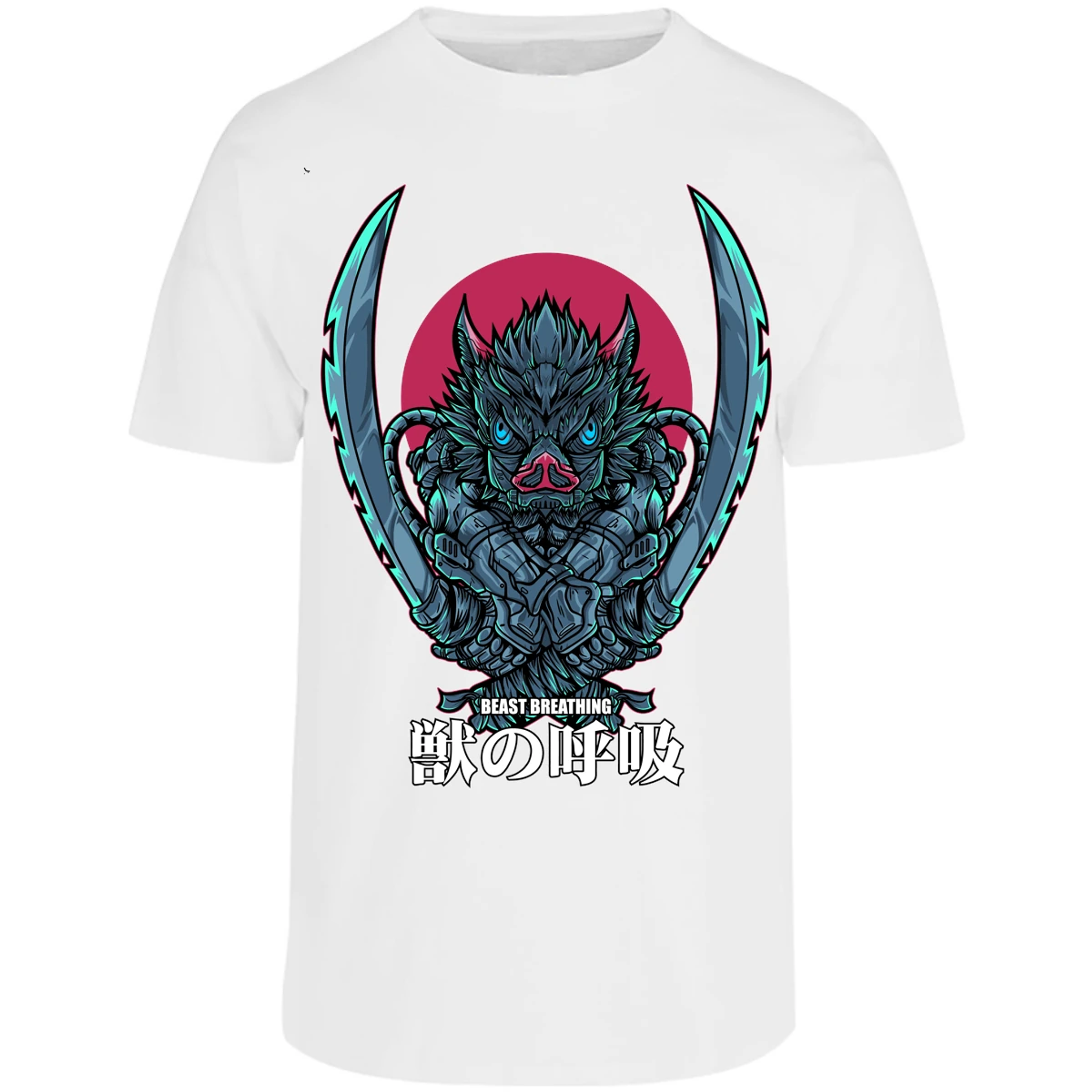 Playera Demon Slayer Inosuke Art Anime para Adulto 7