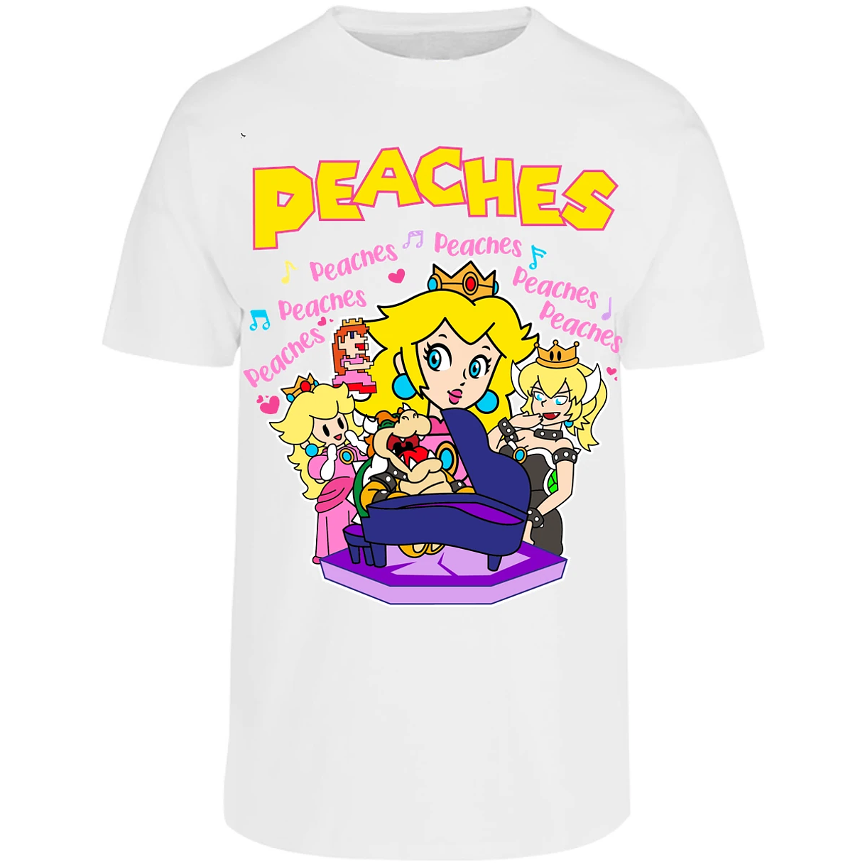 Playera Es De Series Y Peliculas Peaches Song para Adulto 20