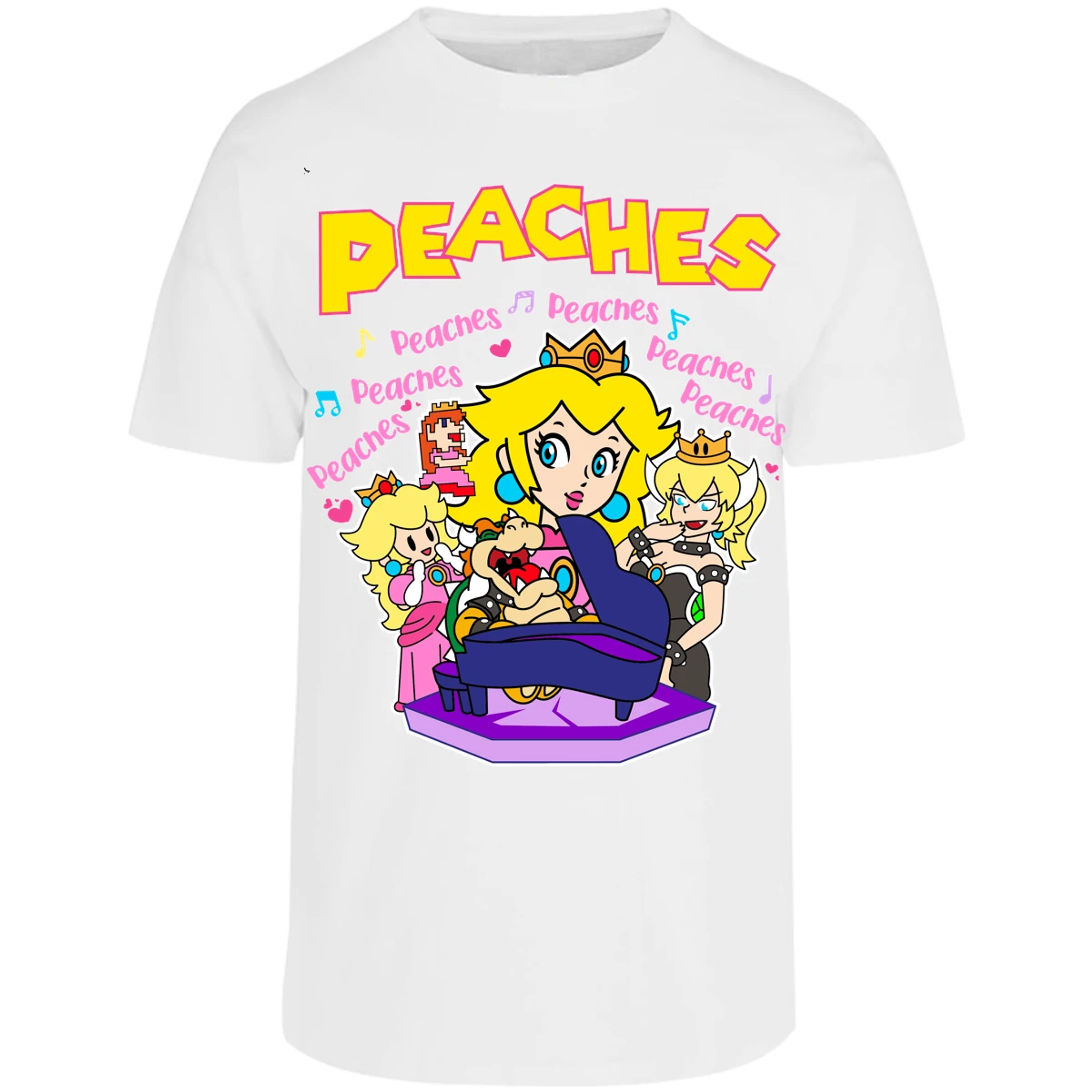 Playera Es De Series Y Peliculas Peaches Song para Adulto 20