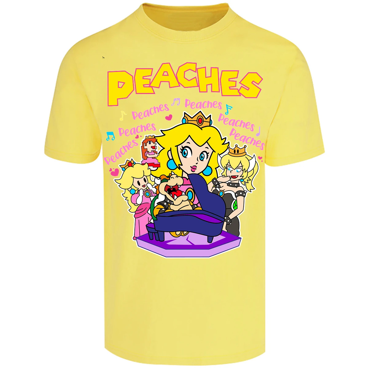 Playera Es De Series Y Peliculas Peaches Song para Adulto 12