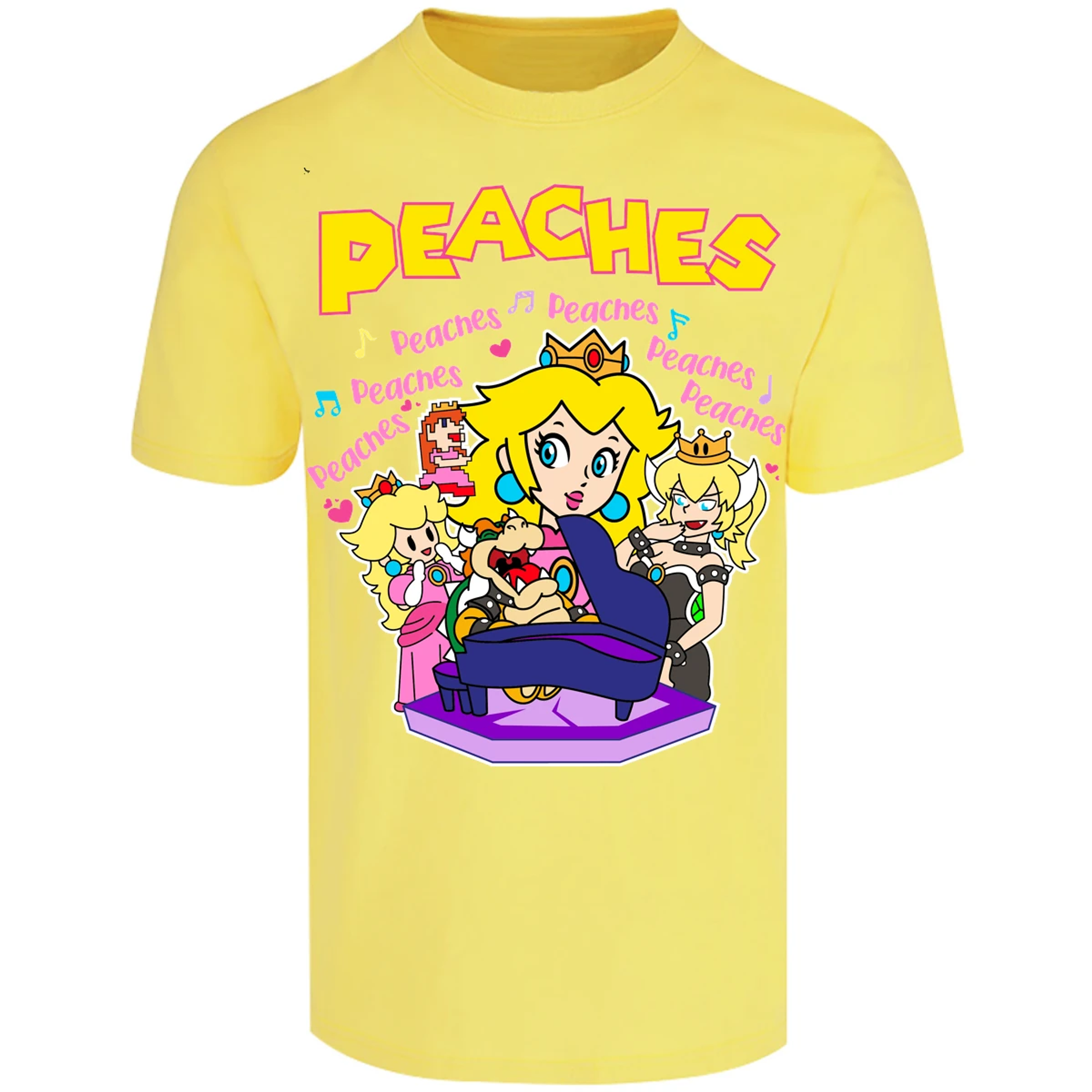 Playera Es De Series Y Peliculas Peaches Song para Adulto 12