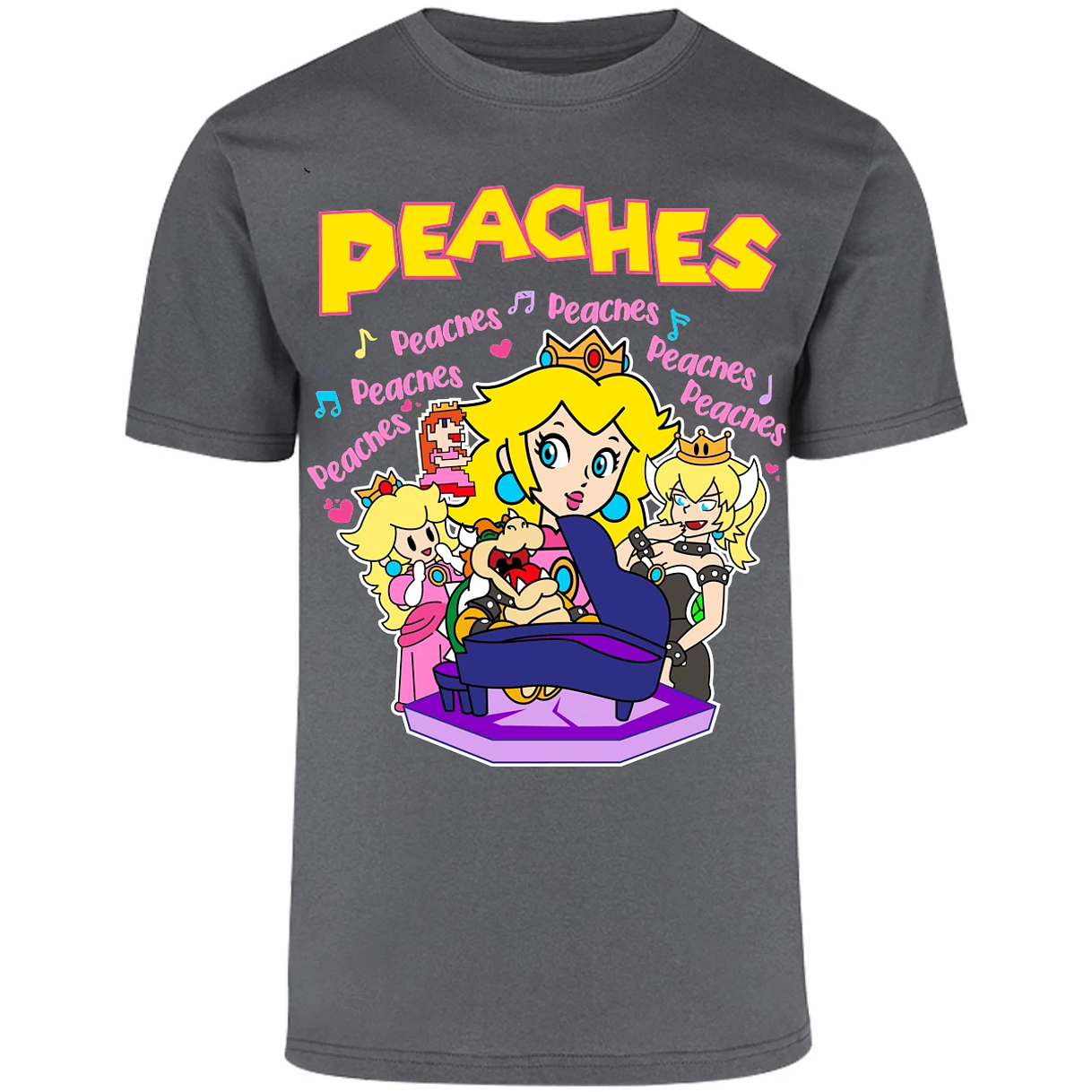 Playera Es De Series Y Peliculas Peaches Song para Adulto 3
