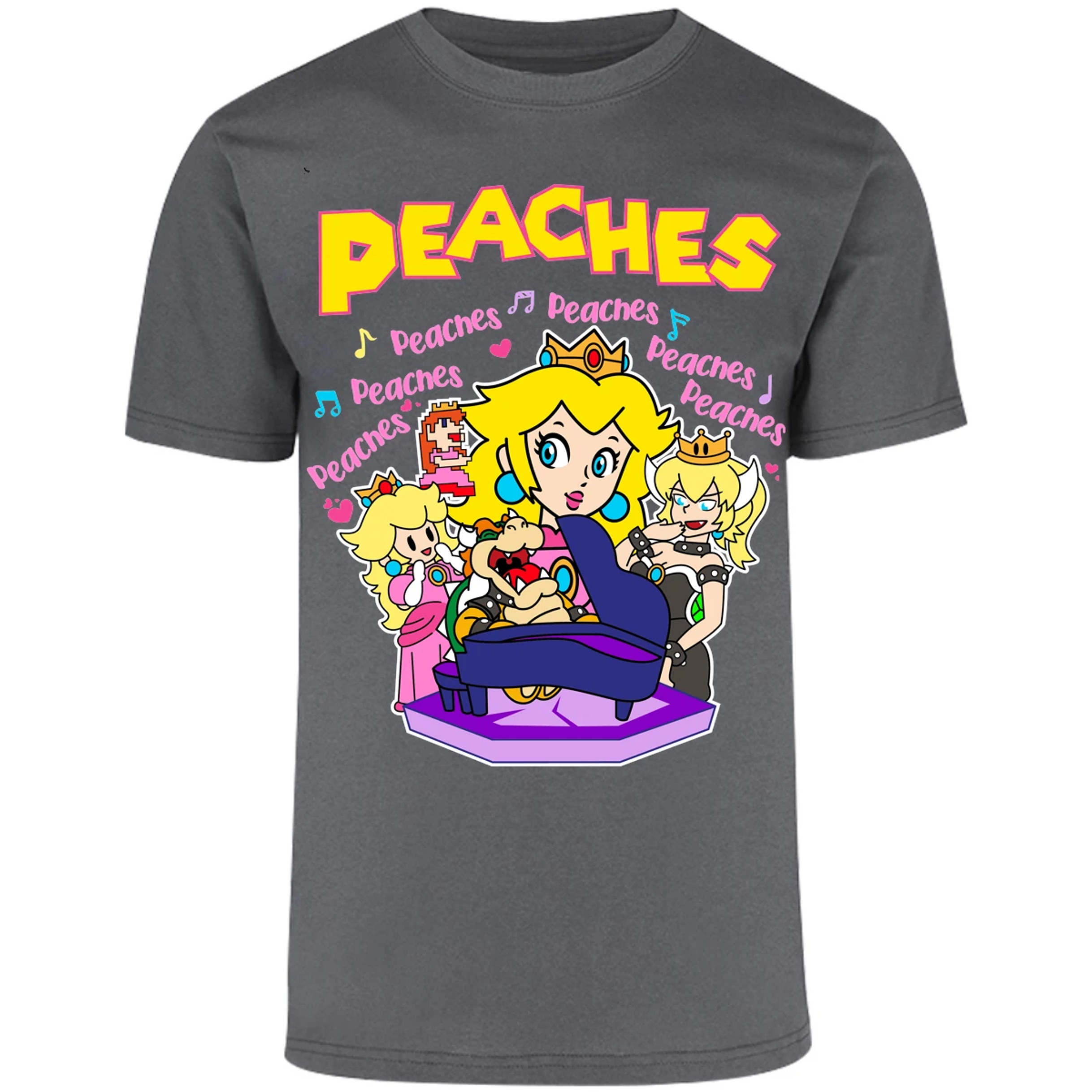 Playera Es De Series Y Peliculas Peaches Song para Adulto 3