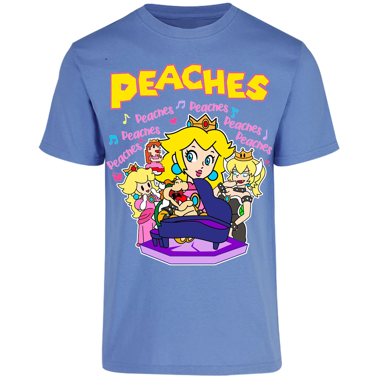 Playera Es De Series Y Peliculas Peaches Song para Adulto 16